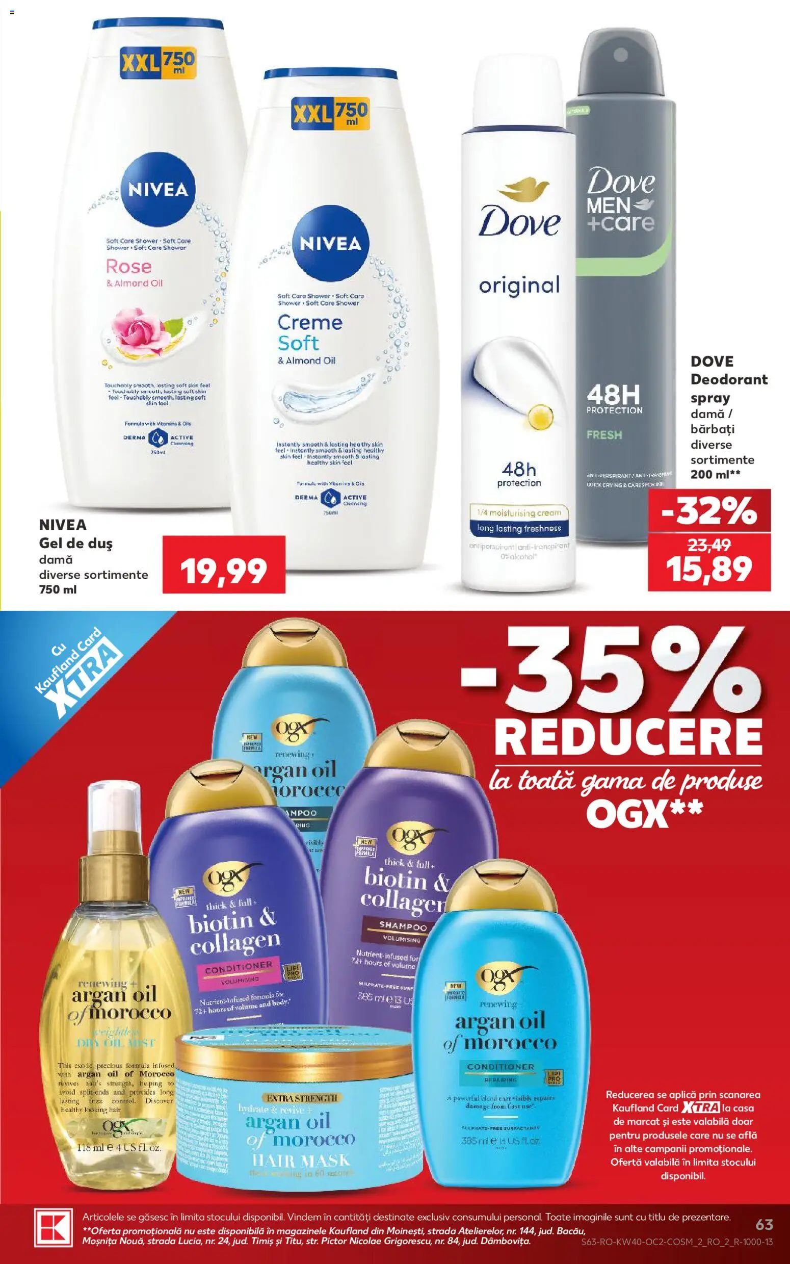 Catalog Kaufland 30 Septembrie - 5 Octombrie 2026 | Pagina 63 | Produse: Inel, Active, Duș, Gel de duș