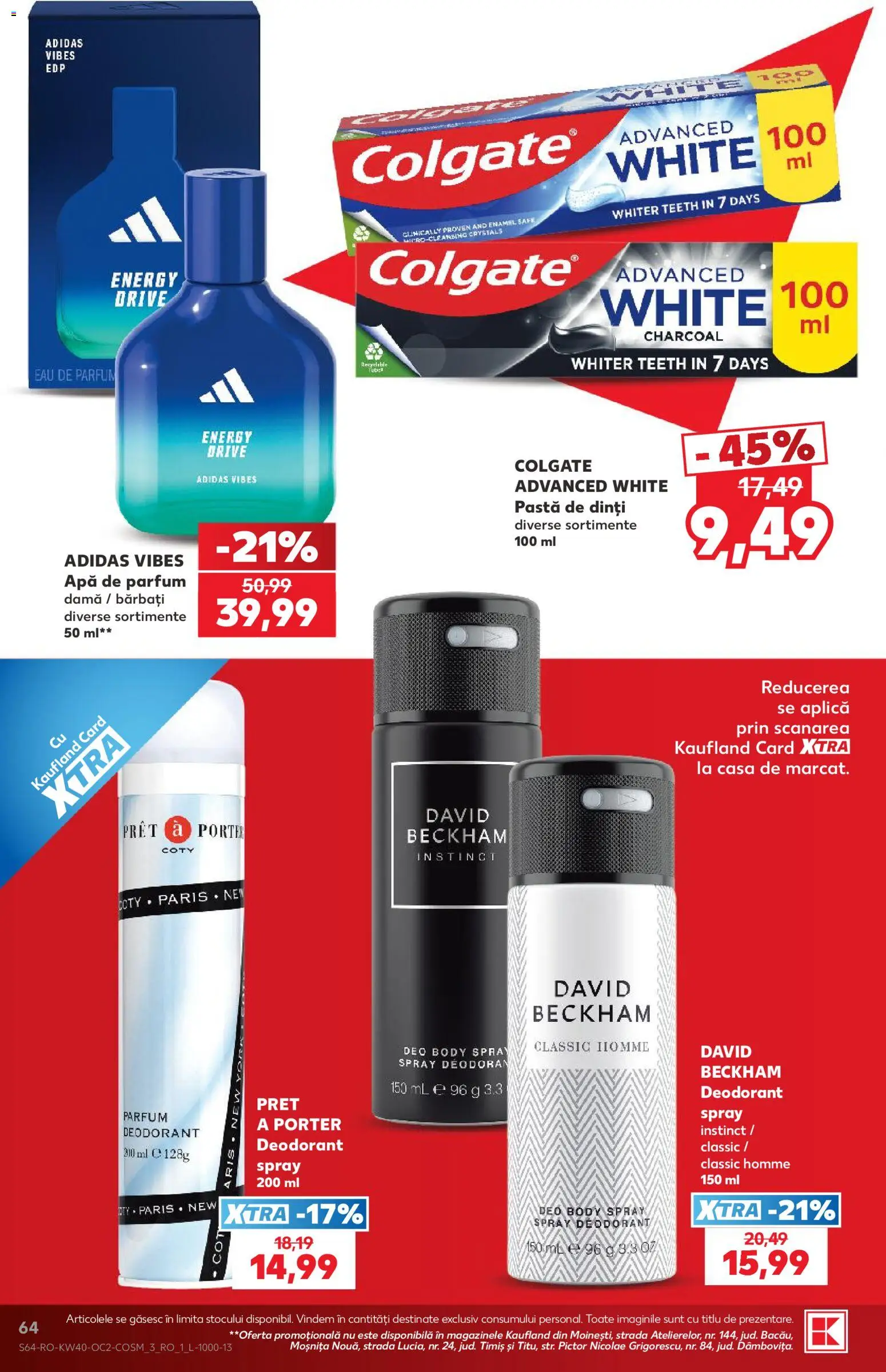 Catalog Kaufland 30 Septembrie - 5 Octombrie 2026 | Pagina 64 | Produse: Apă de parfum, Aplică, Parfum, Deodorant