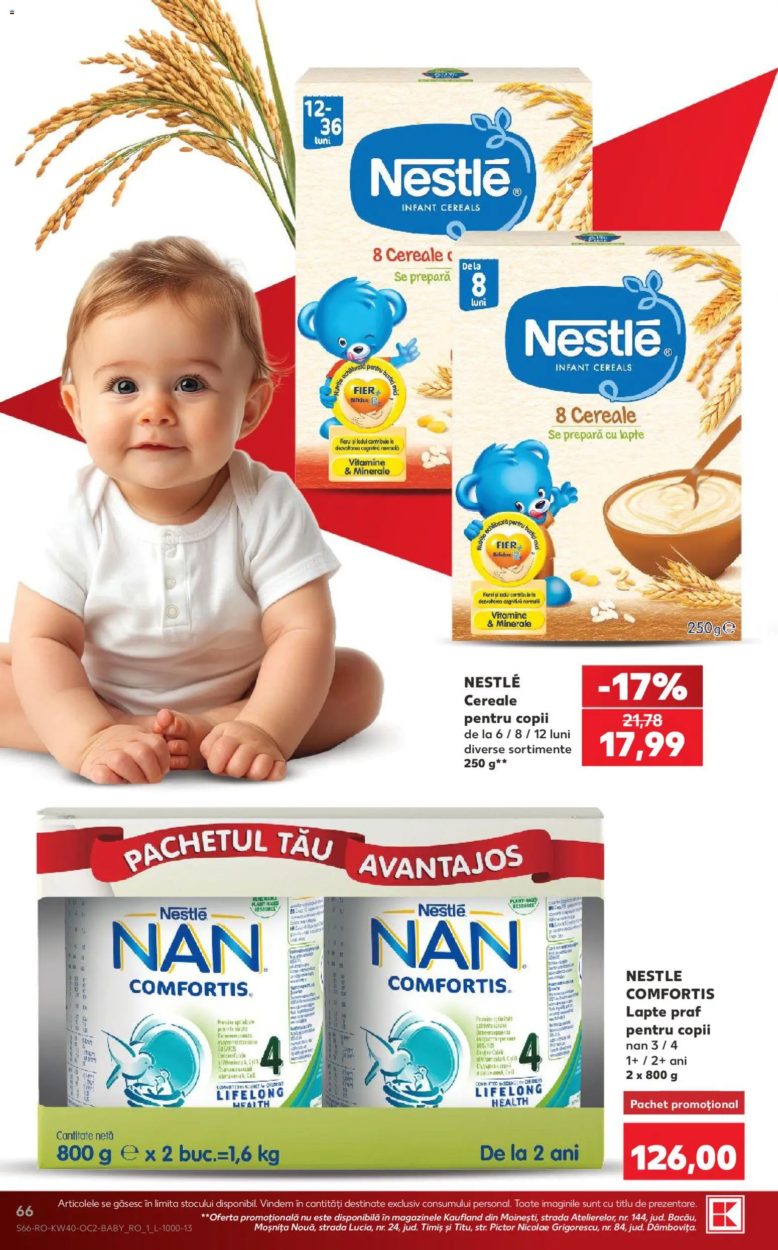 Catalog Kaufland 30 Septembrie - 5 Octombrie 2026 | Pagina 66 | Produse: Lapte praf, Fier, Lapte, Cereale
