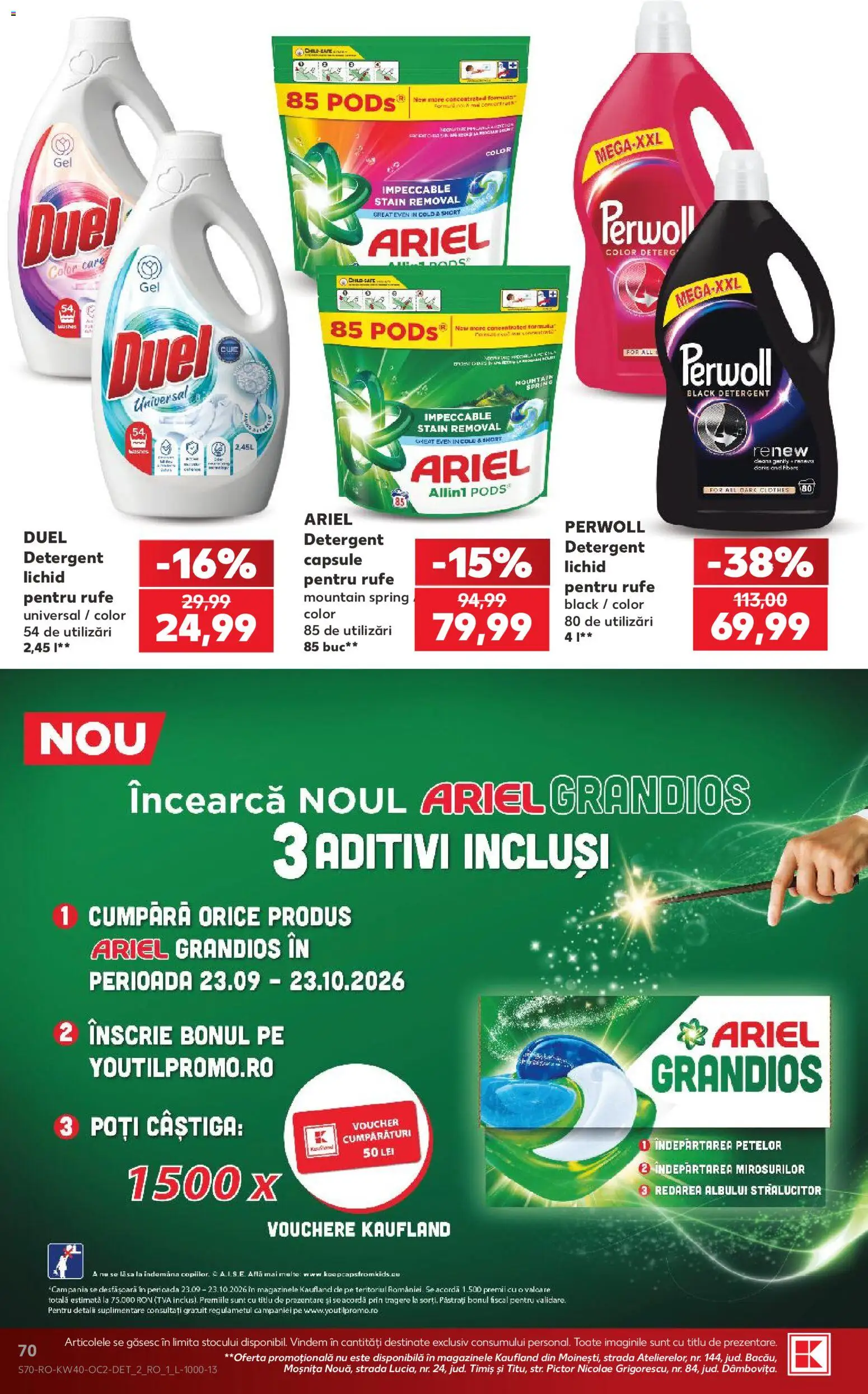 Catalog Kaufland 30 Septembrie - 5 Octombrie 2026 | Pagina 70 | Produse: Detergent, Black