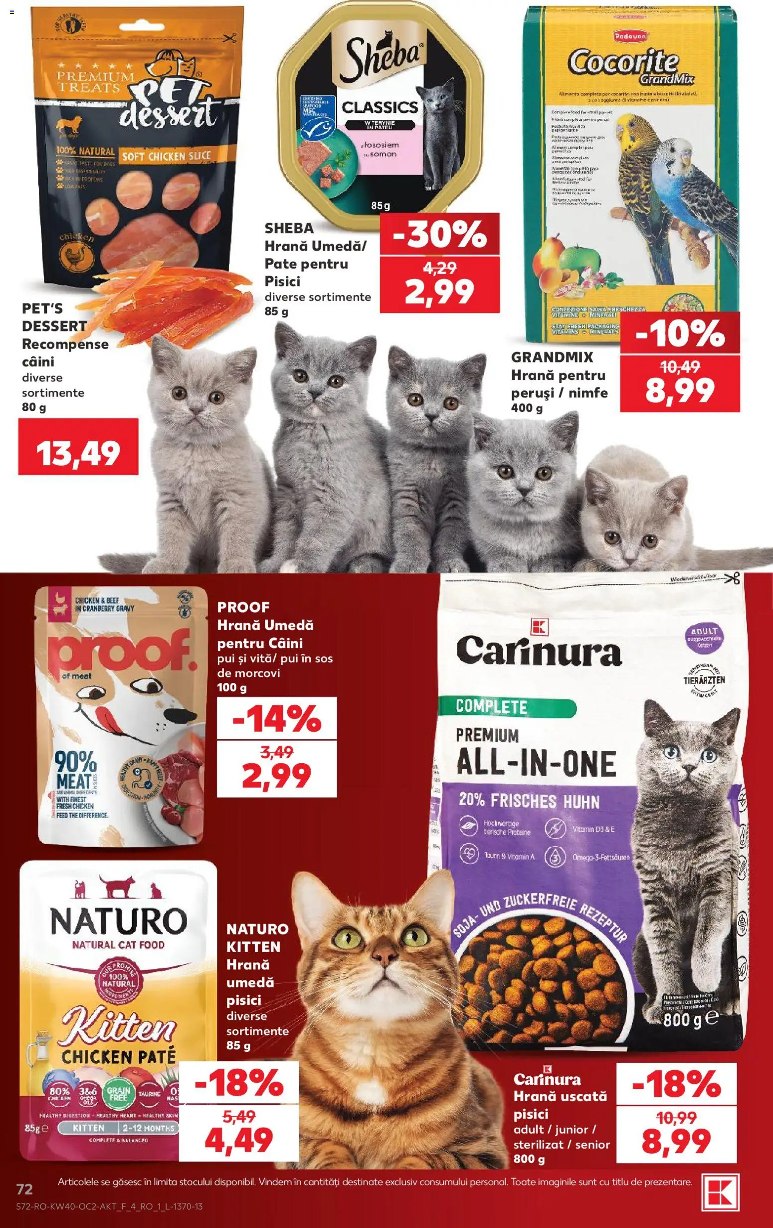 Catalog Kaufland 30 Septembrie - 5 Octombrie 2026 | Pagina 72 | Produse: Premium, Pui, Somon, Sos