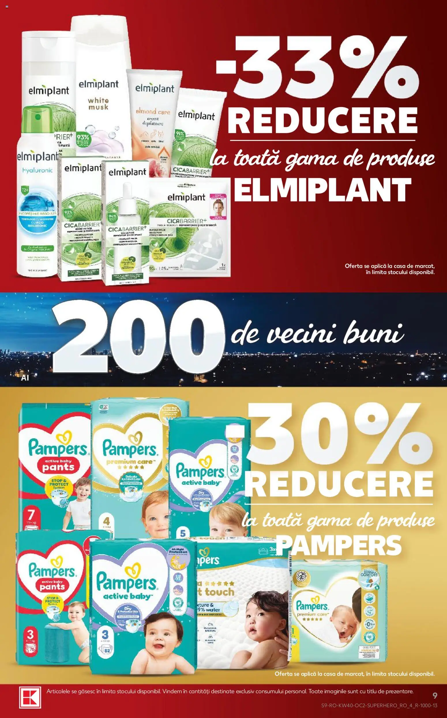 Catalog Kaufland 30 Septembrie - 5 Octombrie 2026 | Pagina 9 | Produse: Premium, Pampers, Aplică, Active
