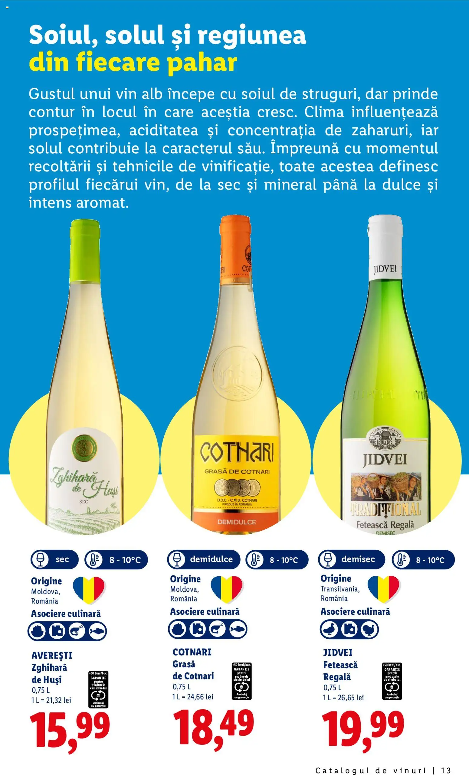 Catalog LIDL 28 Septembrie - 30 Octombrie 2026 | Pagina 13 | Produse: Vin alb, Vin