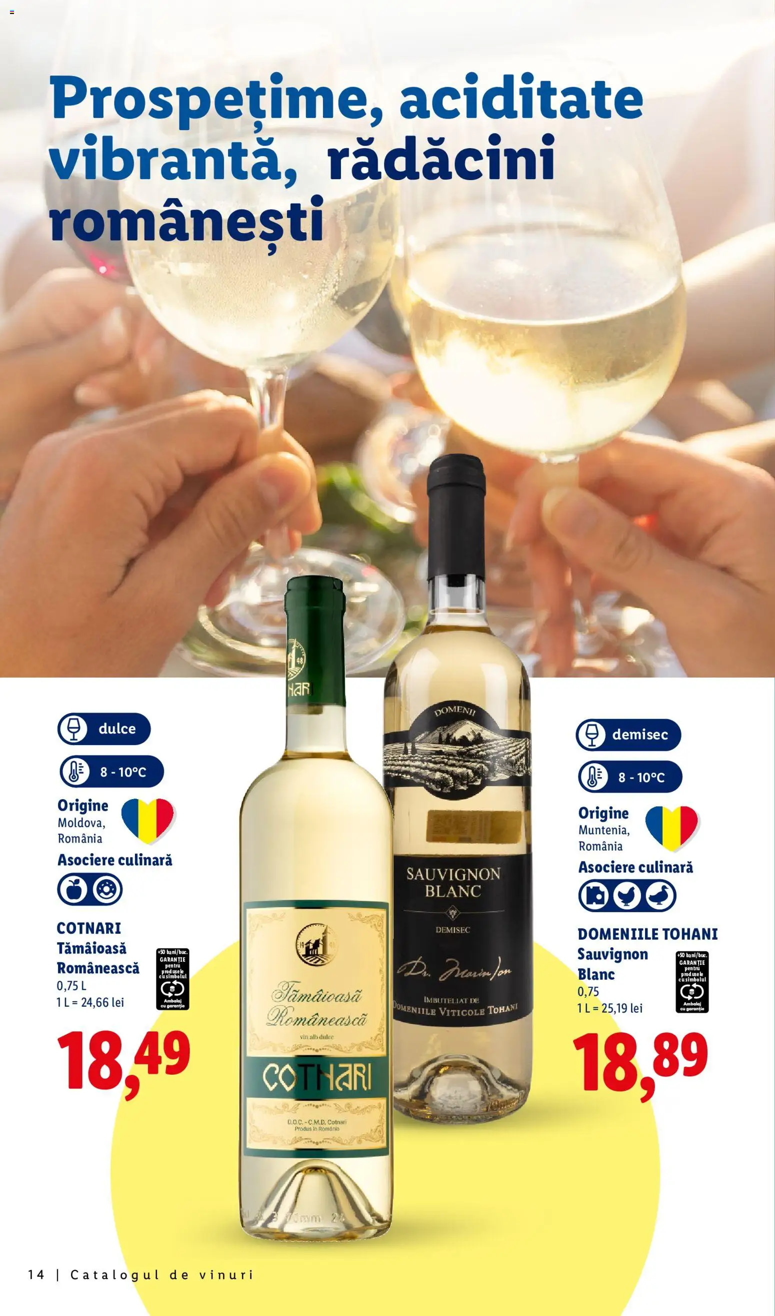 Catalog LIDL 28 Septembrie - 30 Octombrie 2026 | Pagina 14 | Produse: Vin alb, Vin, Sauvignon