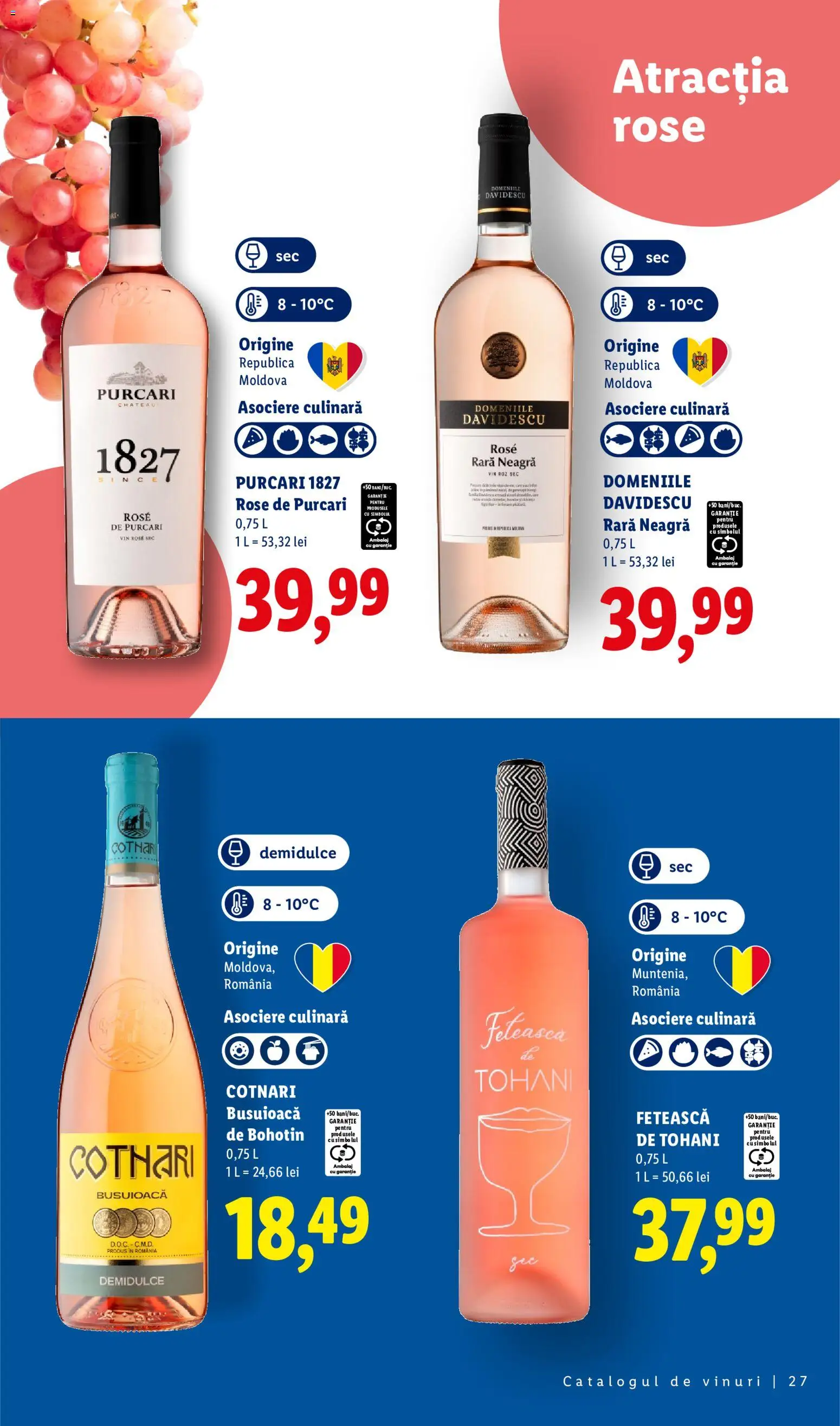 Catalog LIDL 28 Septembrie - 30 Octombrie 2026 | Pagina 27 | Produse: Vin rose, Vin