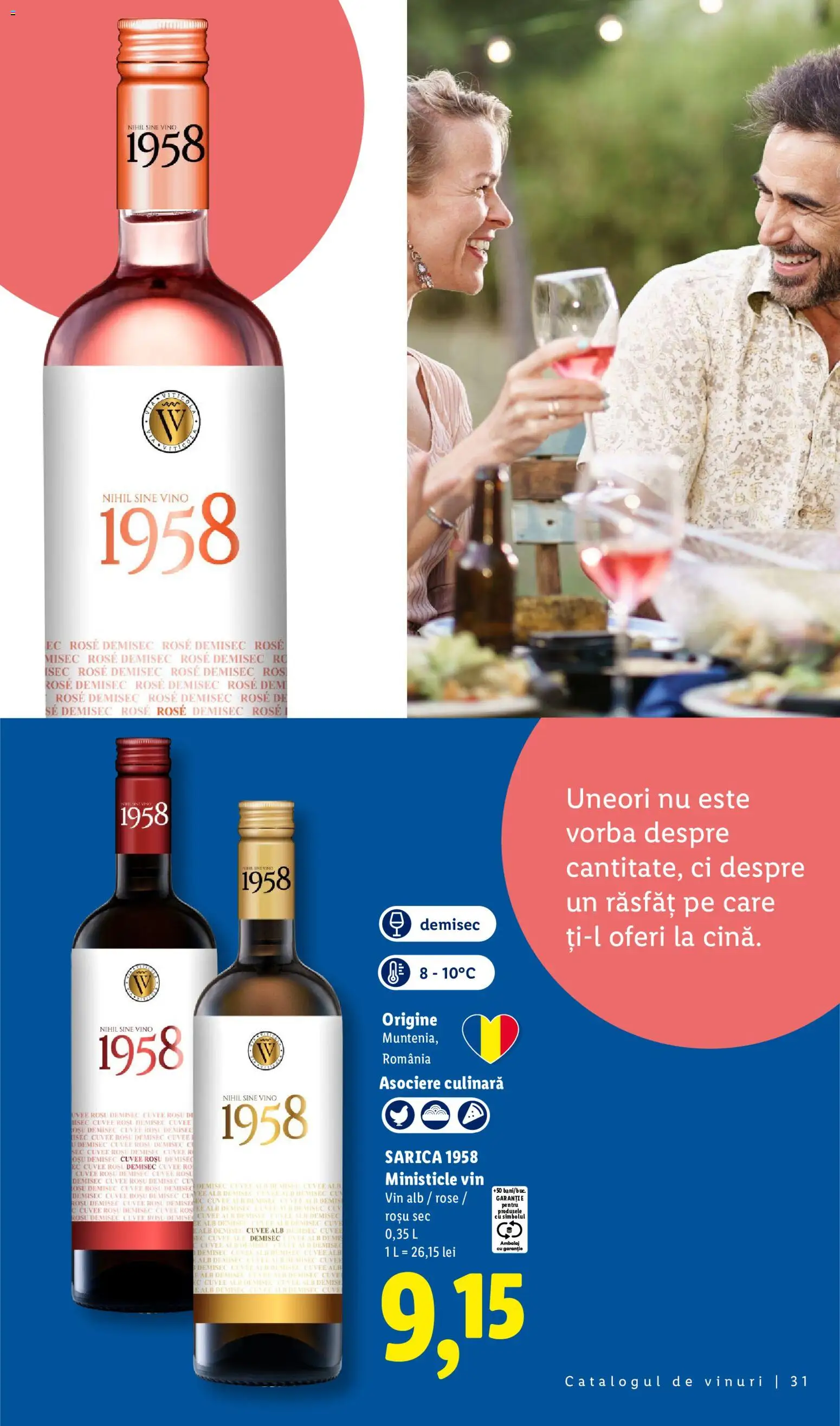 Catalog LIDL 28 Septembrie - 30 Octombrie 2026 | Pagina 31 | Produse: Vin alb, Vin