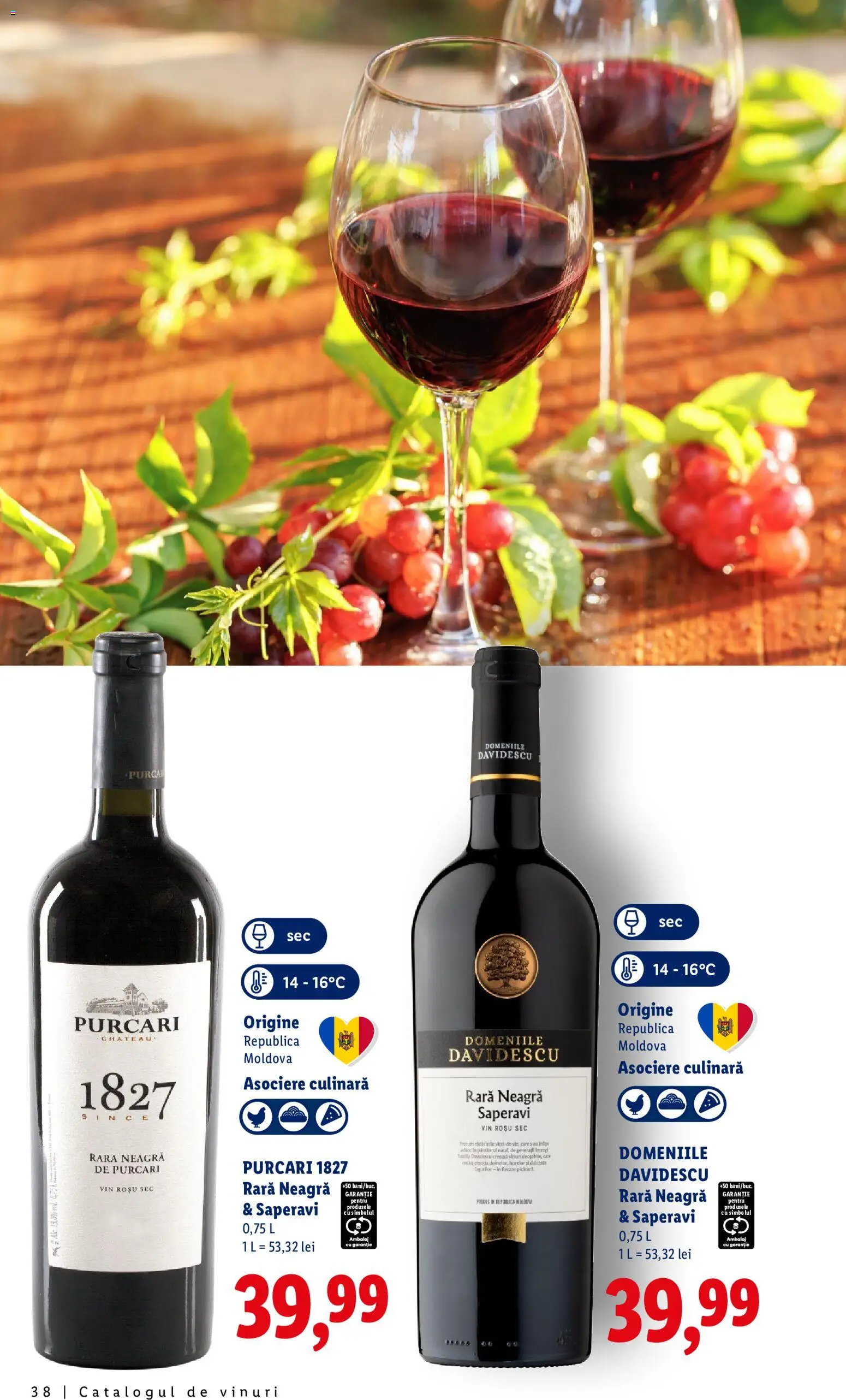 Catalog LIDL 28 Septembrie - 30 Octombrie 2026 | Pagina 38 | Produse: Vin rosu, Vin