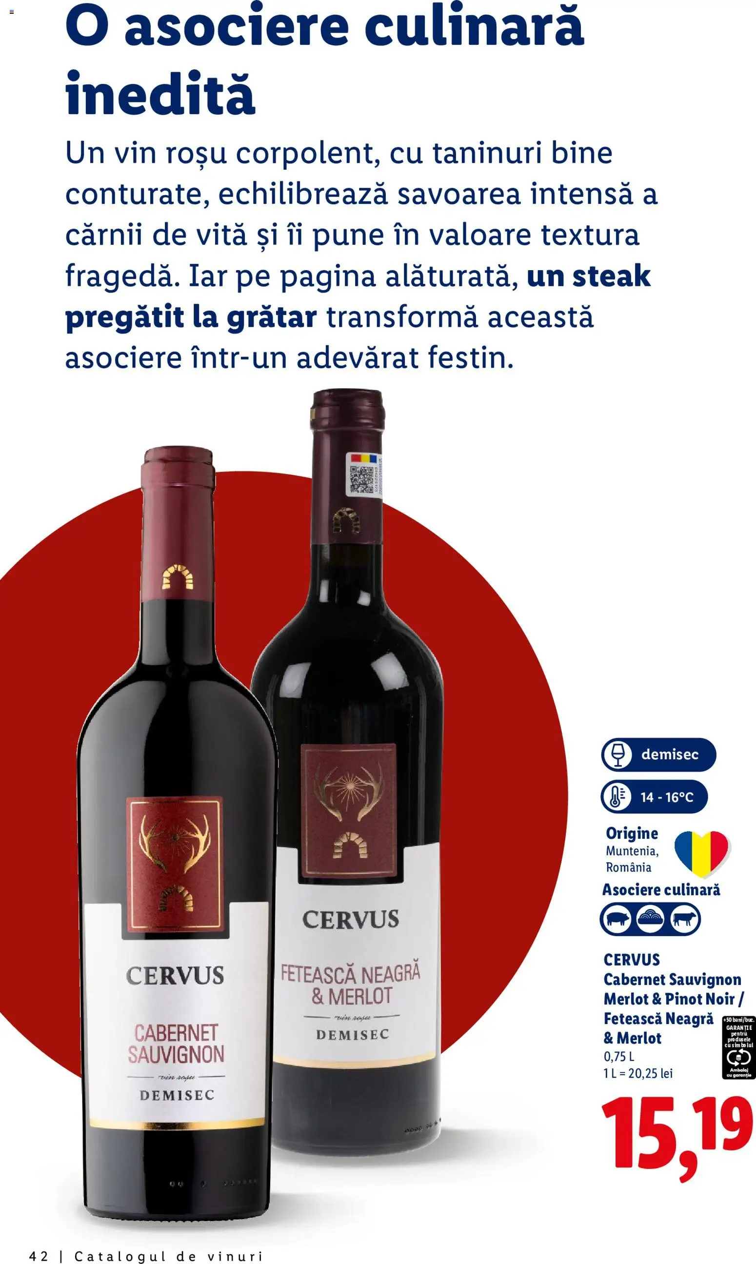 Catalog LIDL 28 Septembrie - 30 Octombrie 2026 | Pagina 42 | Produse: Vită, Vin rosu, Vin, Sauvignon