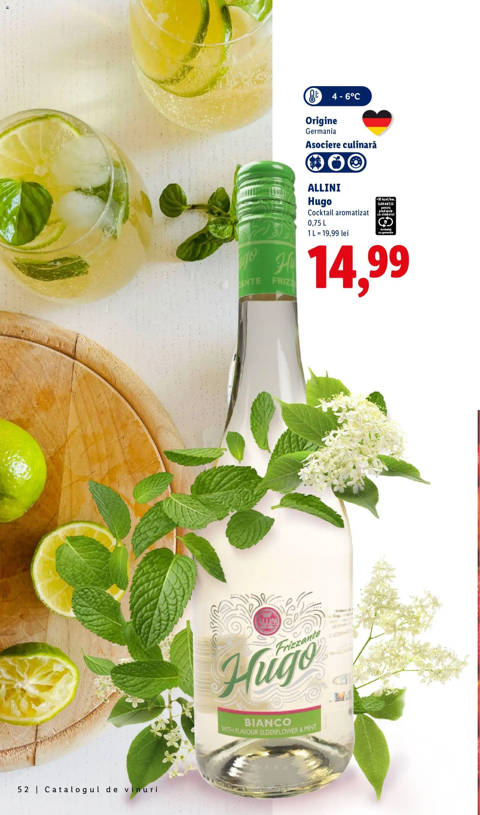Catalog LIDL 28 Septembrie - 30 Octombrie 2026 | Pagina 52 | Produse: Cocktail, Hugo