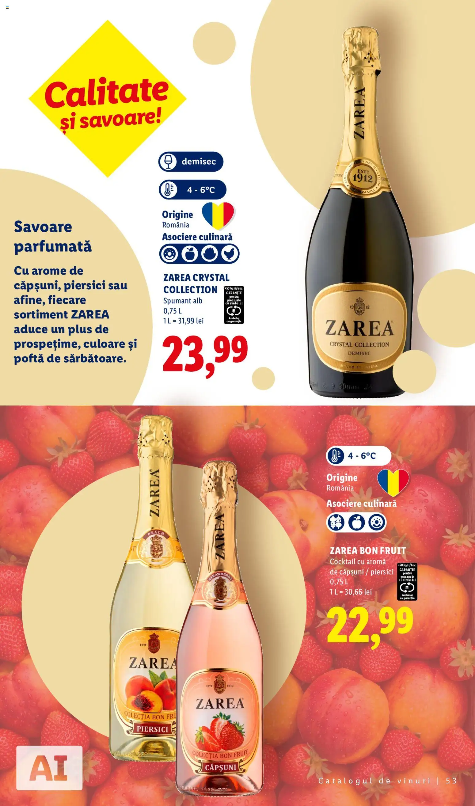 Catalog LIDL 28 Septembrie - 30 Octombrie 2026 | Pagina 53 | Produse: Cocktail, Căpșuni, Piersici, Plus