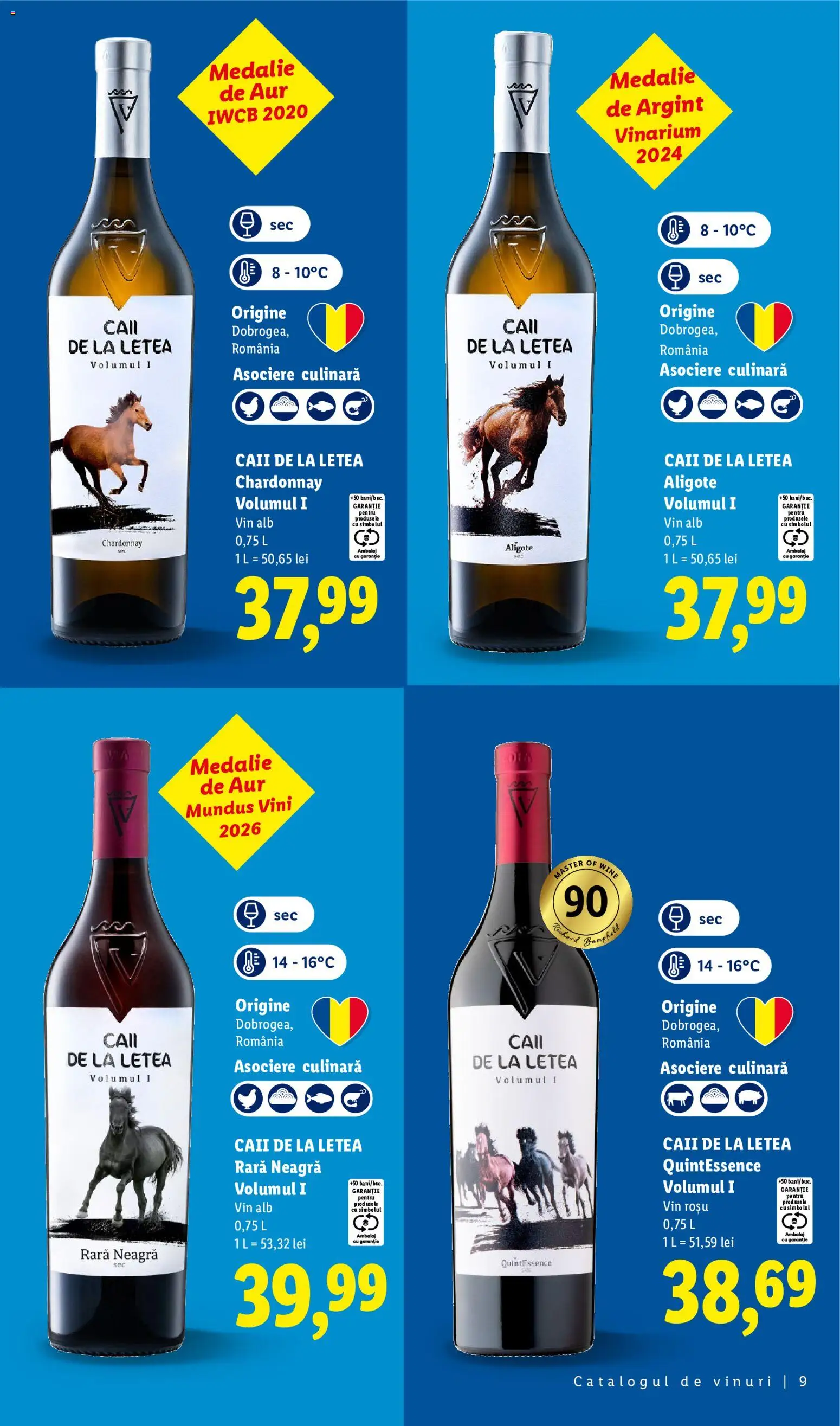 Catalog LIDL 28 Septembrie - 30 Octombrie 2026 | Pagina 9 | Produse: Vin rosu, Vin alb, Vin