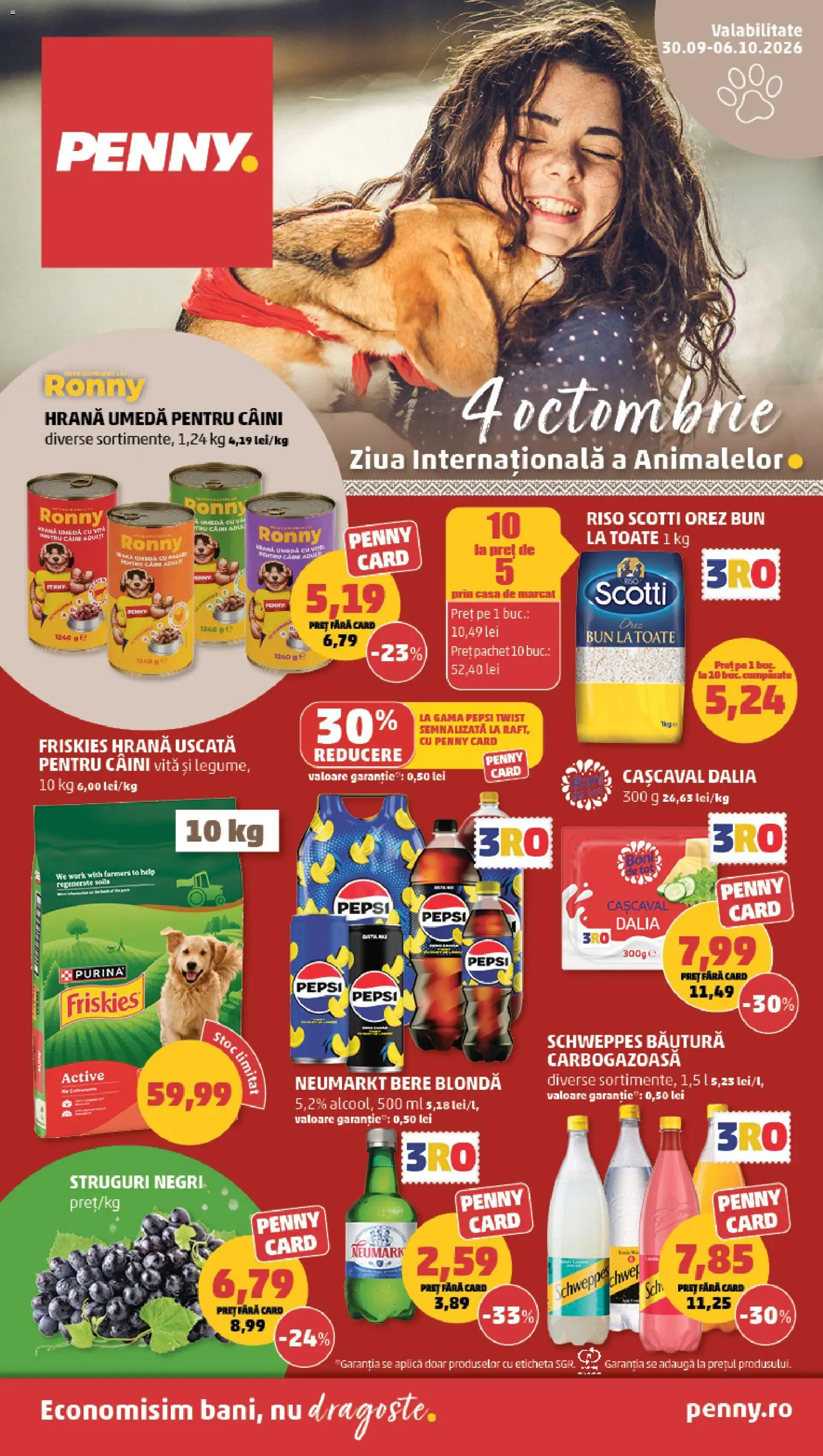 Catalog PENNY Market 30 Septembrie - 5 Octombrie 2026 | Pagina 1 | Produse: Struguri, Struguri negri, Active, Bere