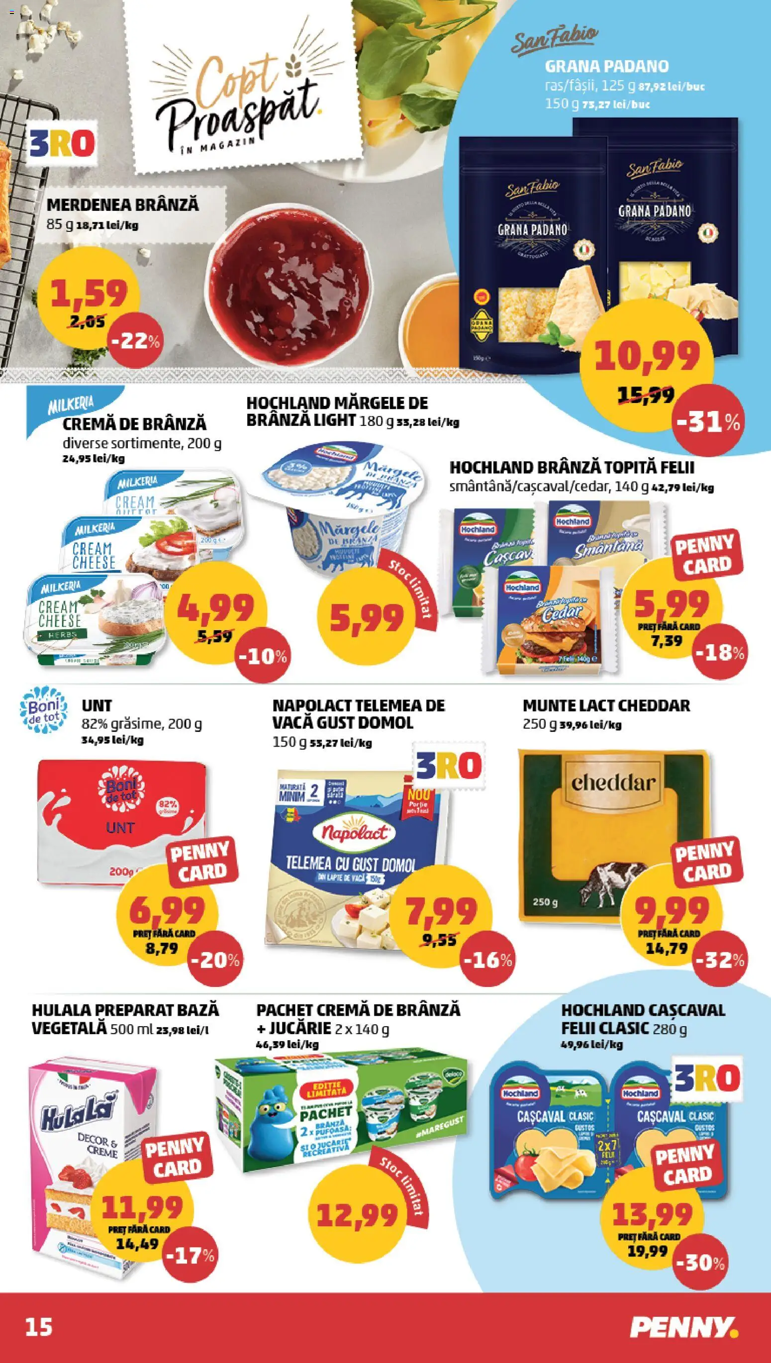 Catalog PENNY Market 30 Septembrie - 5 Octombrie 2026 | Pagina 15 | Produse: Delaco, Lapte, Unt, Brânză