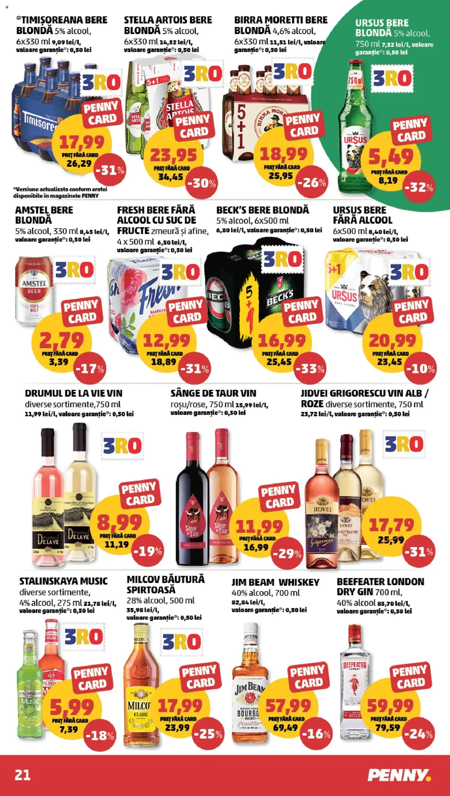 Catalog PENNY Market 30 Septembrie - 5 Octombrie 2026 | Pagina 21 | Produse: Vin alb, Bere, Gin, Whiskey