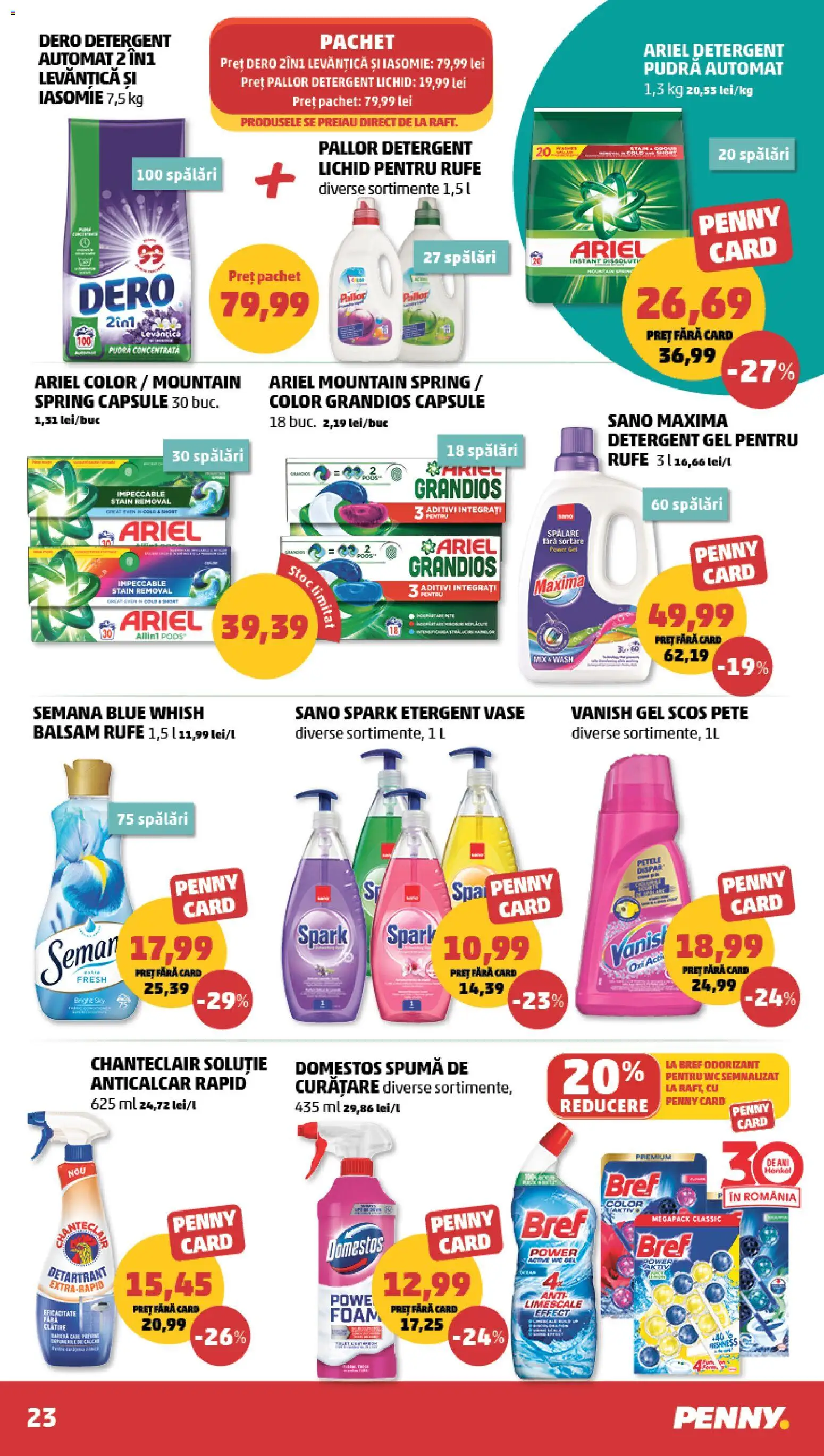 Catalog PENNY Market 30 Septembrie - 5 Octombrie 2026 | Pagina 23 | Produse: Premium, Pudră, Balsam, Detergent