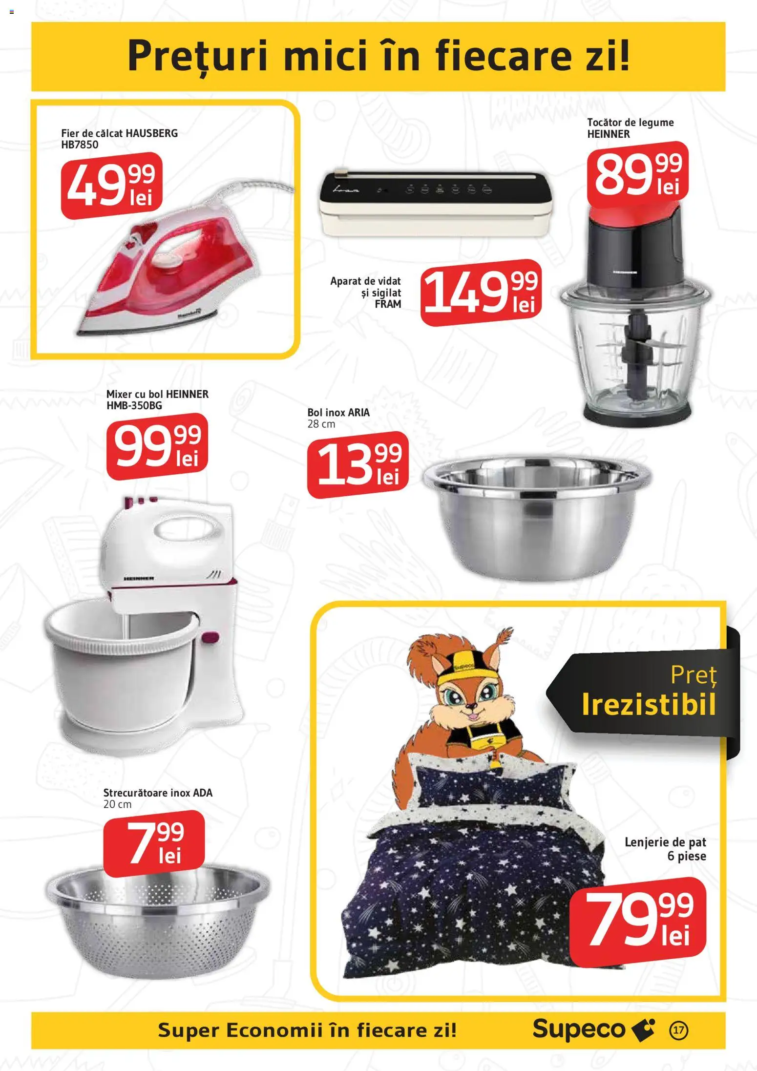 Catalog Supeco 1 - 13 Octombrie 2026 | Pagina 17 | Produse: Fier de călcat, Aparat, Mici, Tocător