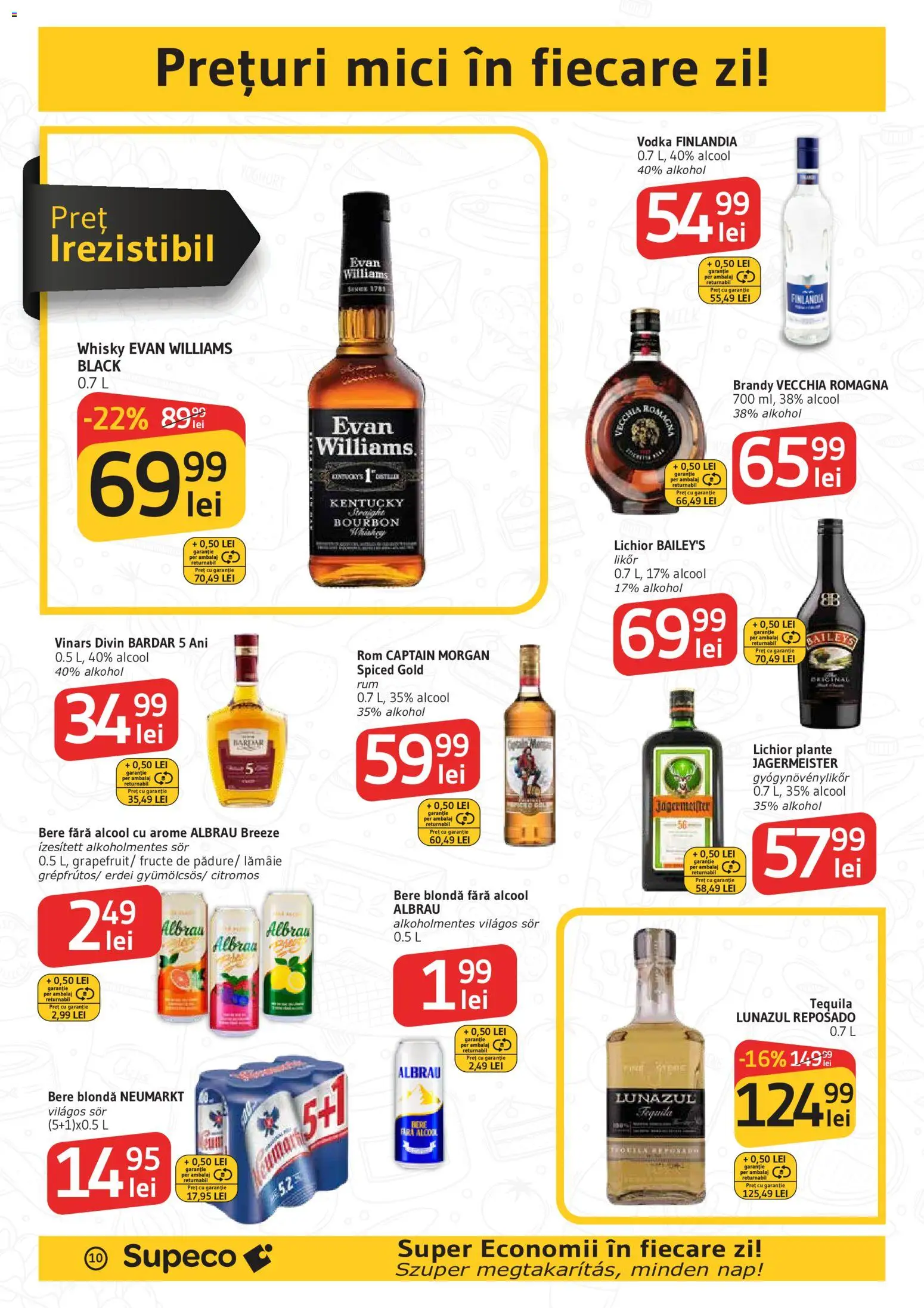 Catalog Supeco 1 - 13 Octombrie 2026 | Pagina 10 | Produse: Pară, Bere fara alcool, Mici, Bourbon