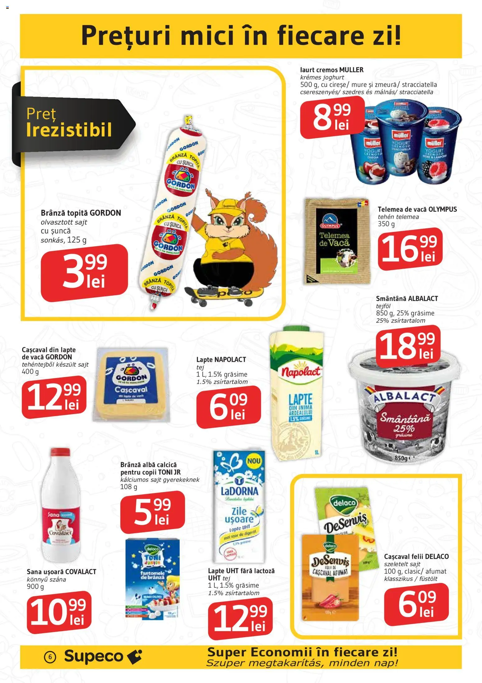 Catalog Supeco 1 - 13 Octombrie 2026 | Pagina 6 | Produse: Alba, Cașcaval, Brânză, Smântână
