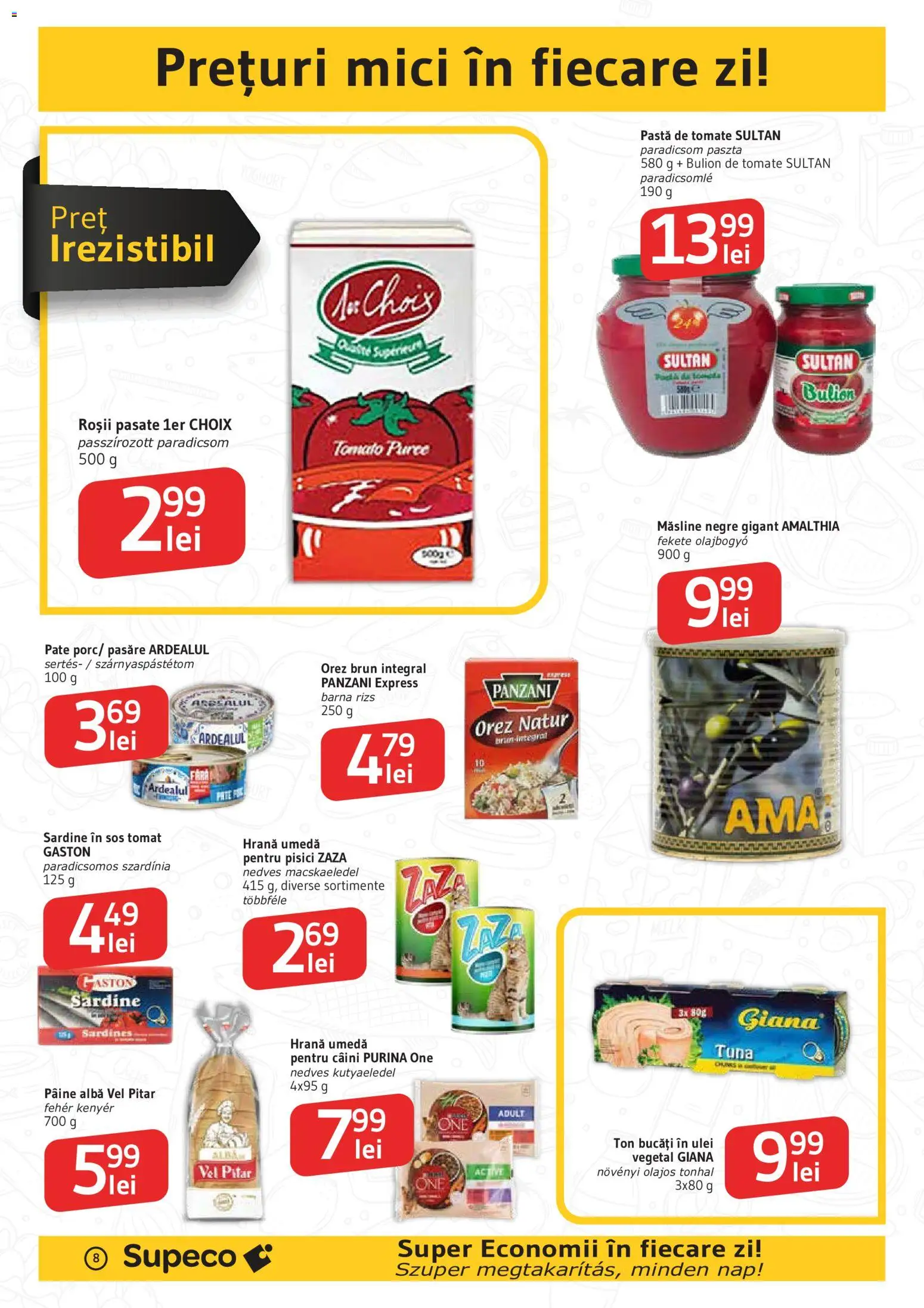 Catalog Supeco 1 - 13 Octombrie 2026 | Pagina 8 | Produse: Alba, Pate, Pâine, Pastă de tomate