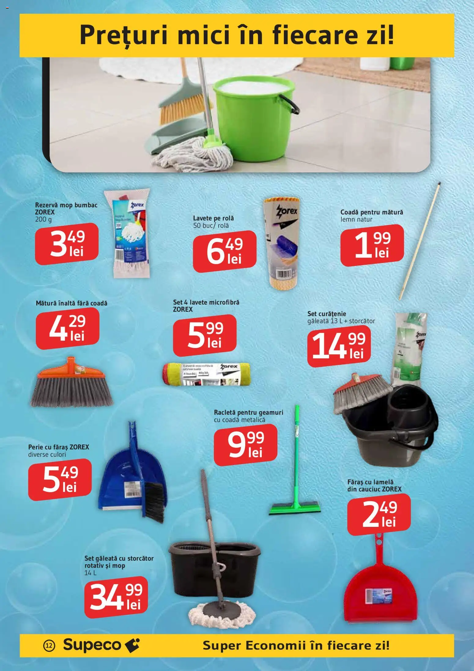 Catalog Supeco 11 - 13 Octombrie 2026 | Pagina 12 | Produse: Storcător, Mătură, Perie, Lavete