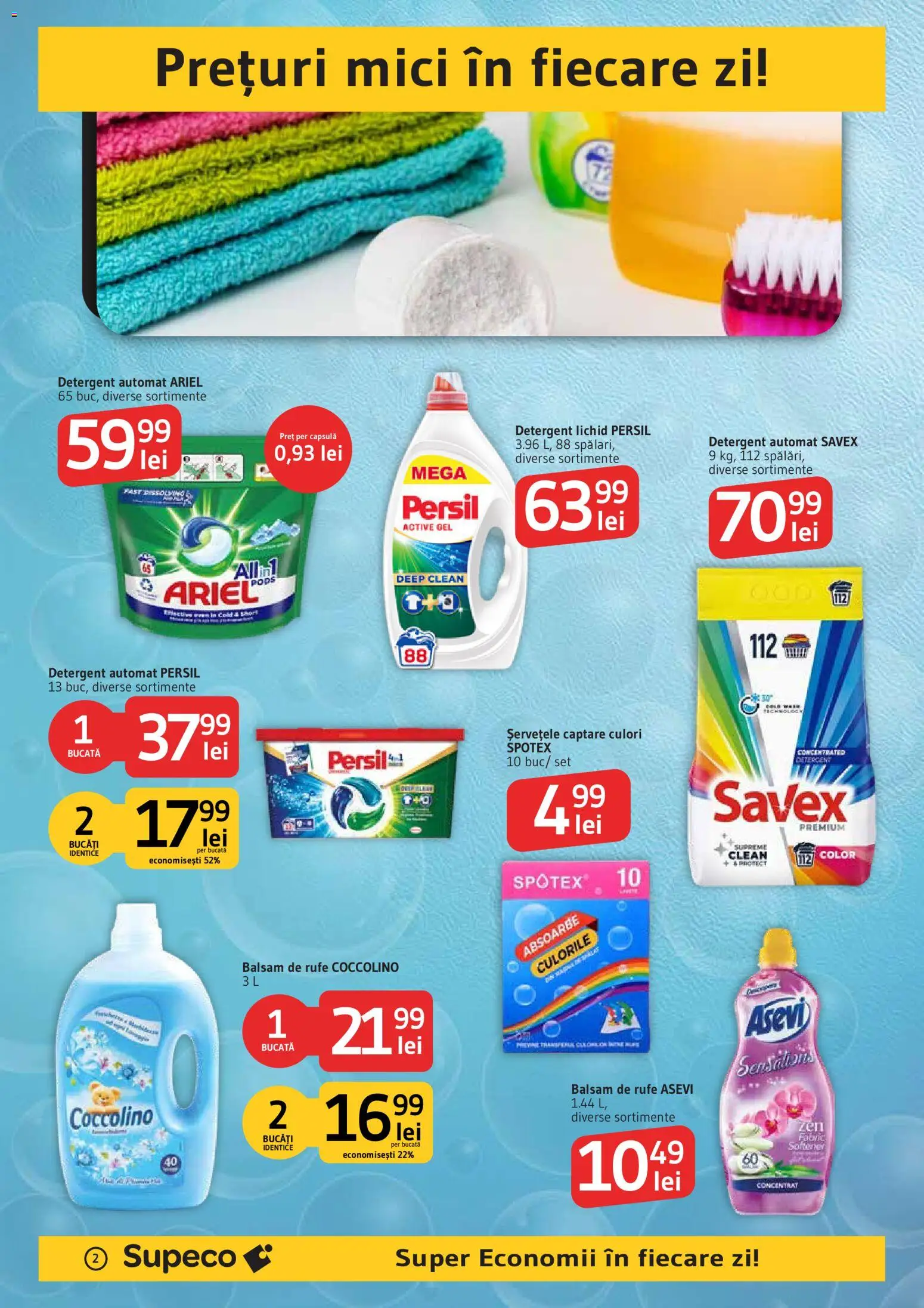 Catalog Supeco 11 - 13 Octombrie 2026 | Pagina 2 | Produse: Premium, Active, Mici, Detergent