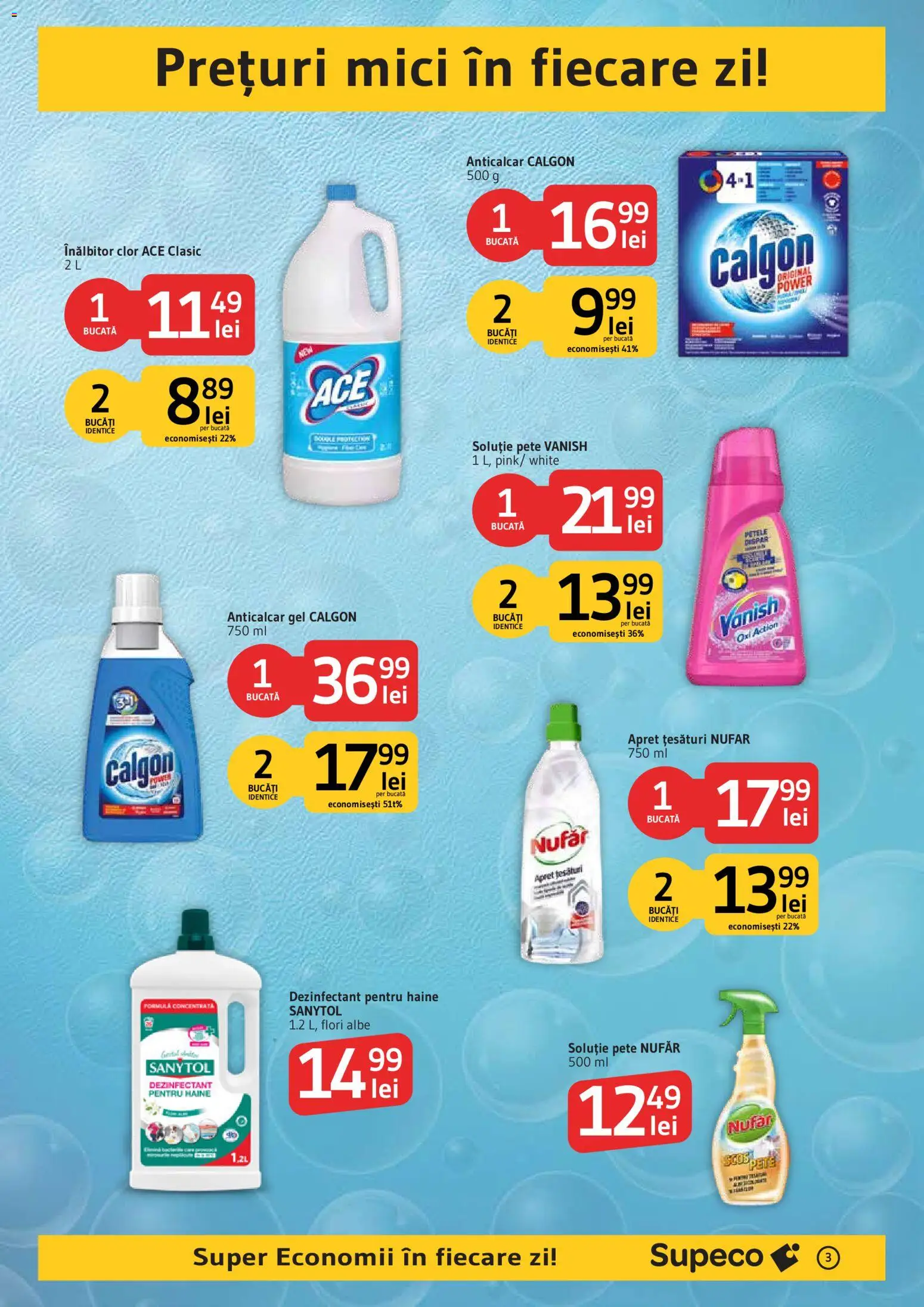 Catalog Supeco 11 - 13 Octombrie 2026 | Pagina 3 | Produse: Calgon, Mici, Haine, Flori