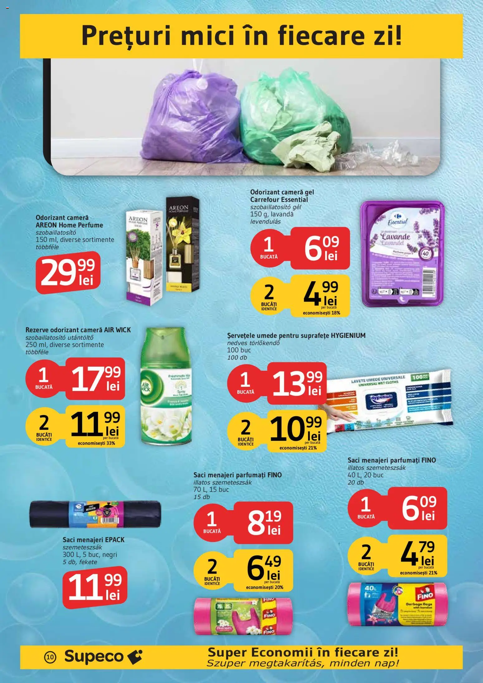 Catalog Supeco 1 - 13 Octombrie 2026 | Pagina 10 | Produse: Cameră, Mici, Lavete, Șervețele umede
