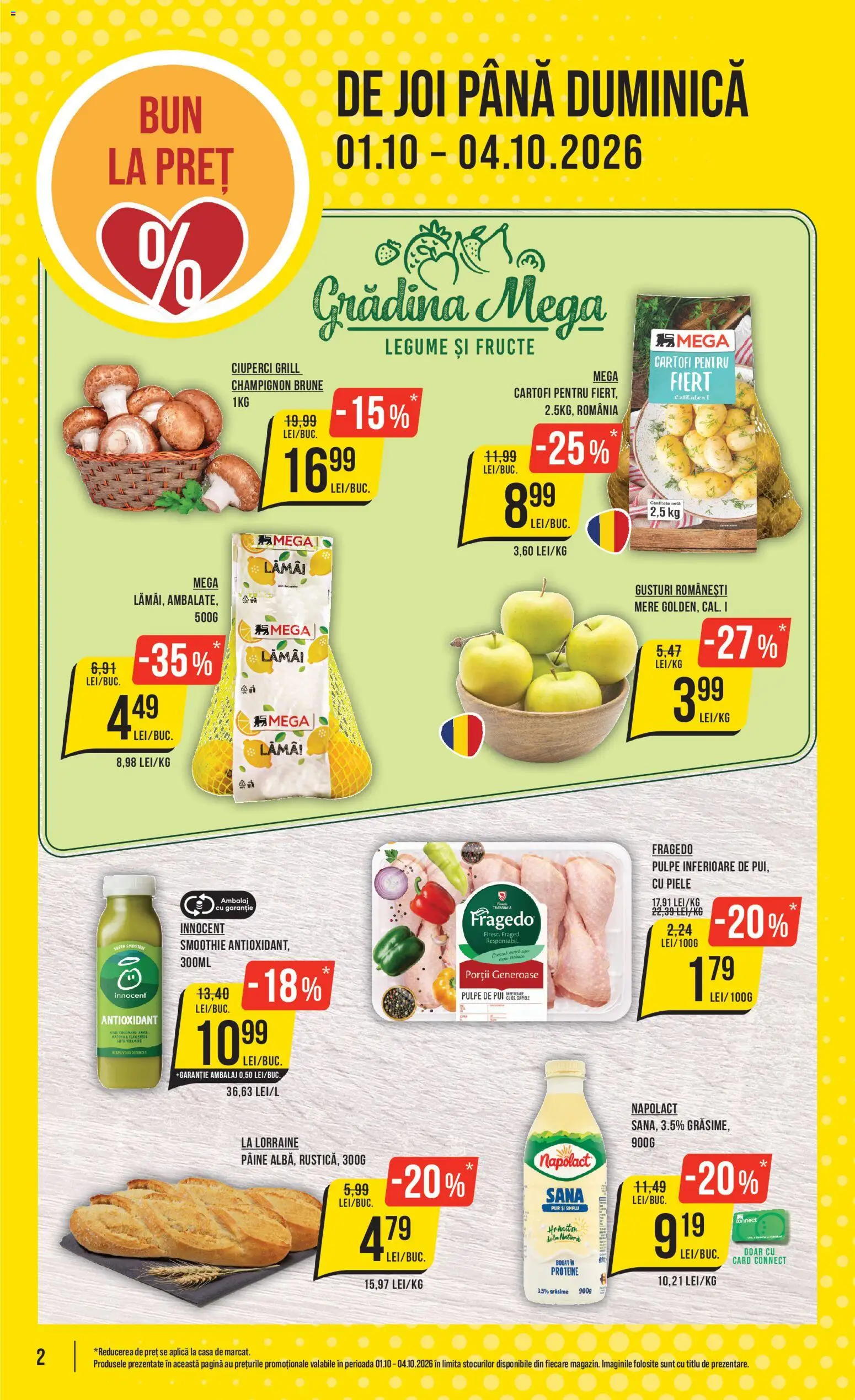 Catalog Mega Image 1 - 6 Octombrie 2026 | Pagina 2 | Produse: Proteine, Aplică, Ciuperci, Mere