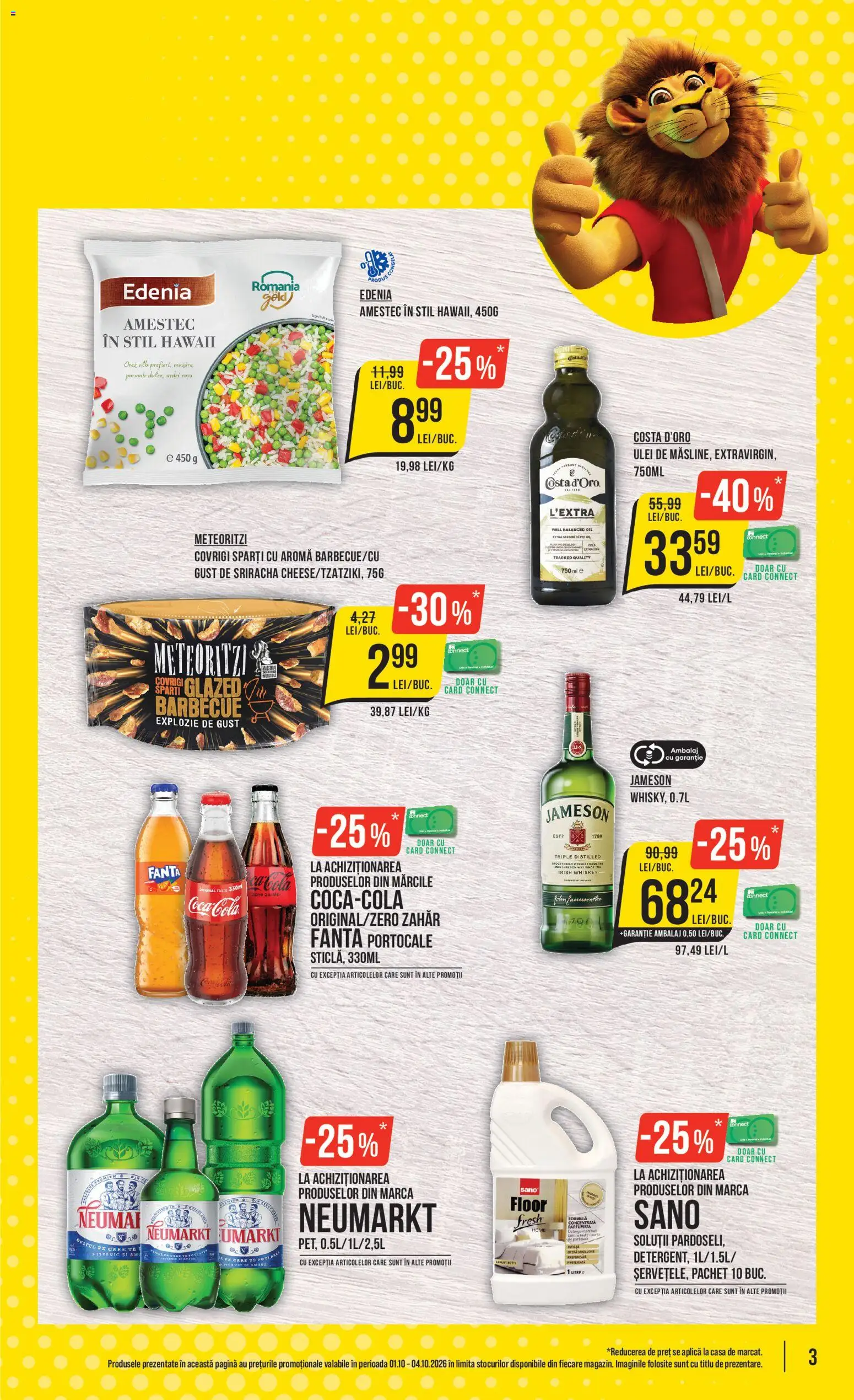 Catalog Mega Image 1 - 6 Octombrie 2026 | Pagina 3 | Produse: Aplică, Fanta, Cola, Amestec