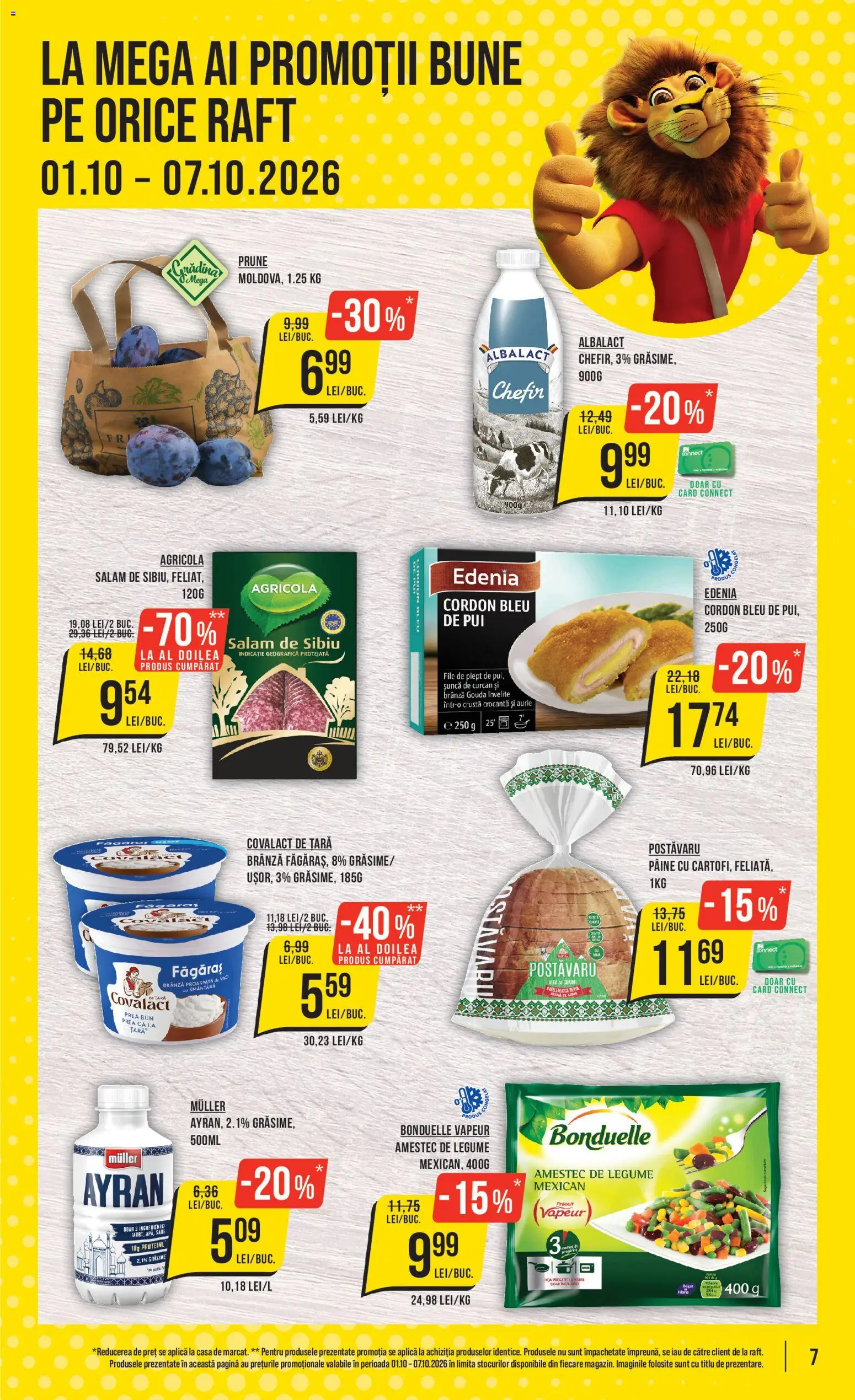 Catalog Mega Image 1 - 6 Octombrie 2026 | Pagina 7 | Produse: Brânză, Pâine, Amestec, Gouda