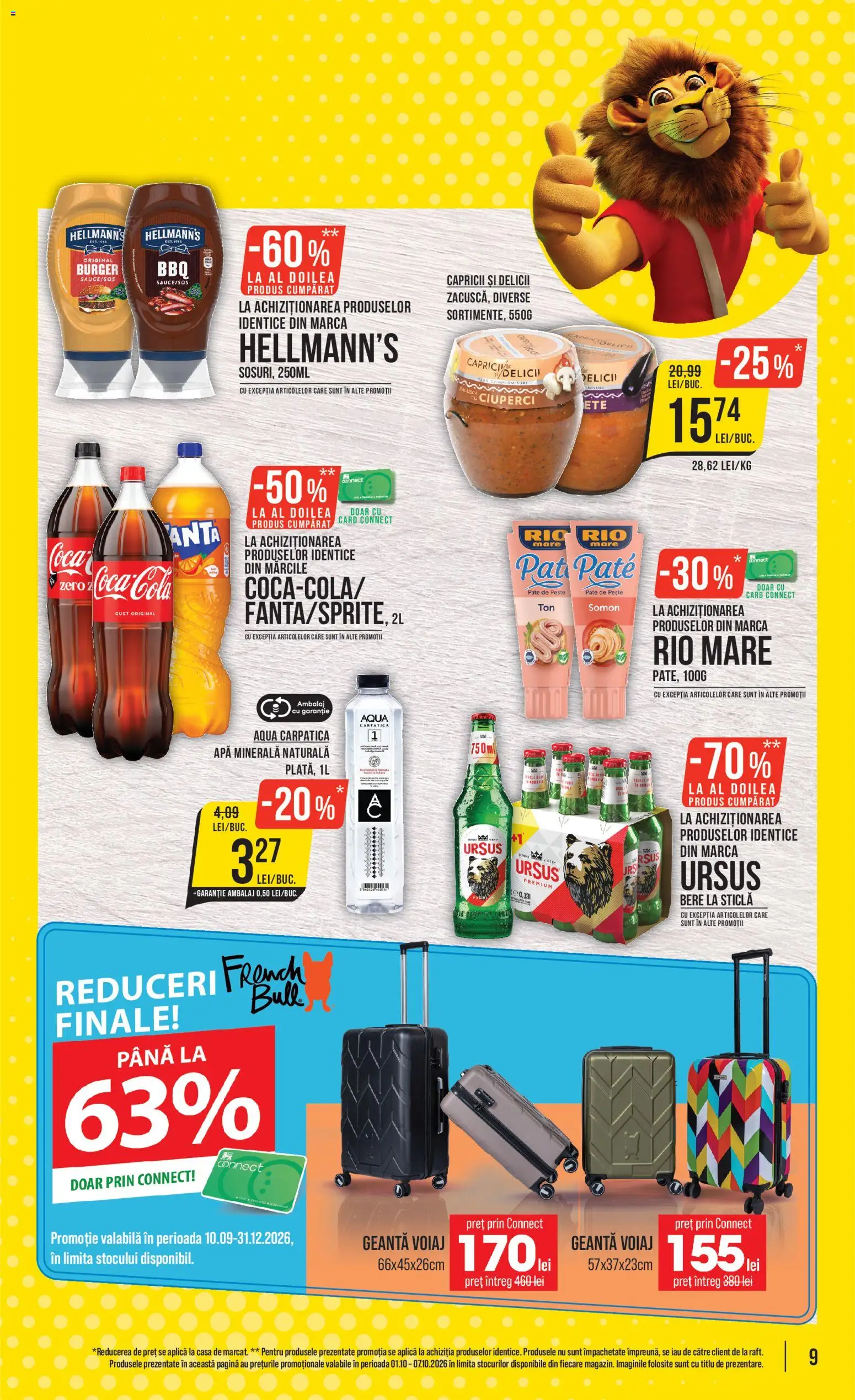 Catalog Mega Image 1 - 6 Octombrie 2026 | Pagina 9 | Produse: Ursus, Geantă, Aqua, Apă