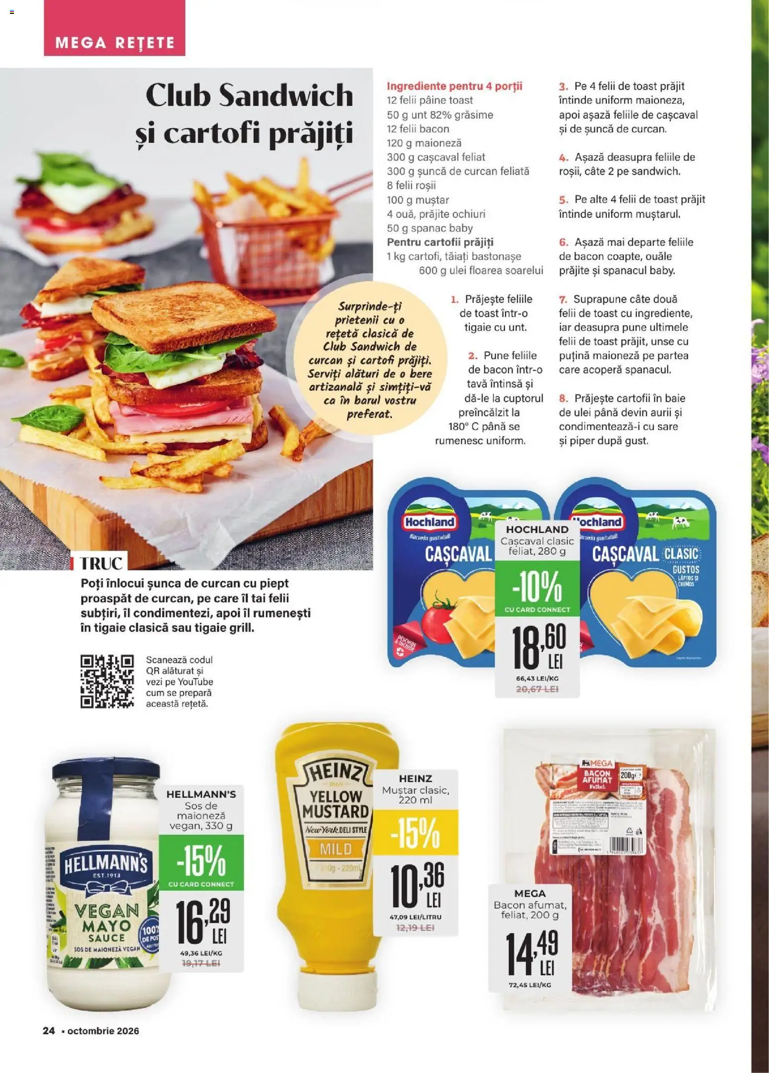Catalog Mega Image 1 - 30 Octombrie 2026 | Pagina 24 | Produse: Cașcaval, Bacon, Cartofi, Piper