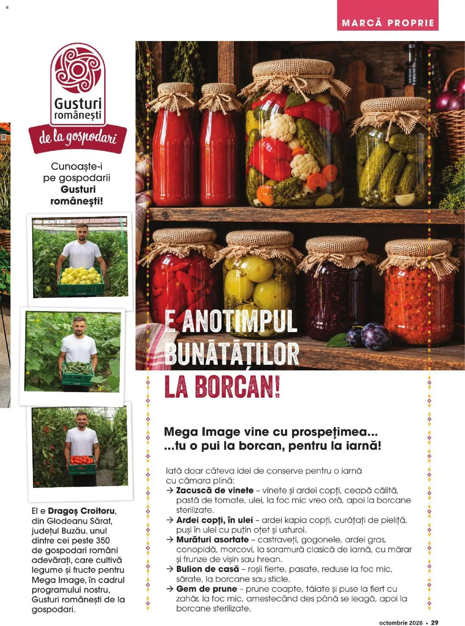 Catalog Mega Image 1 - 30 Octombrie 2026 | Pagina 29 | Produse: Bulion, Mărar, Ardei, Borcan