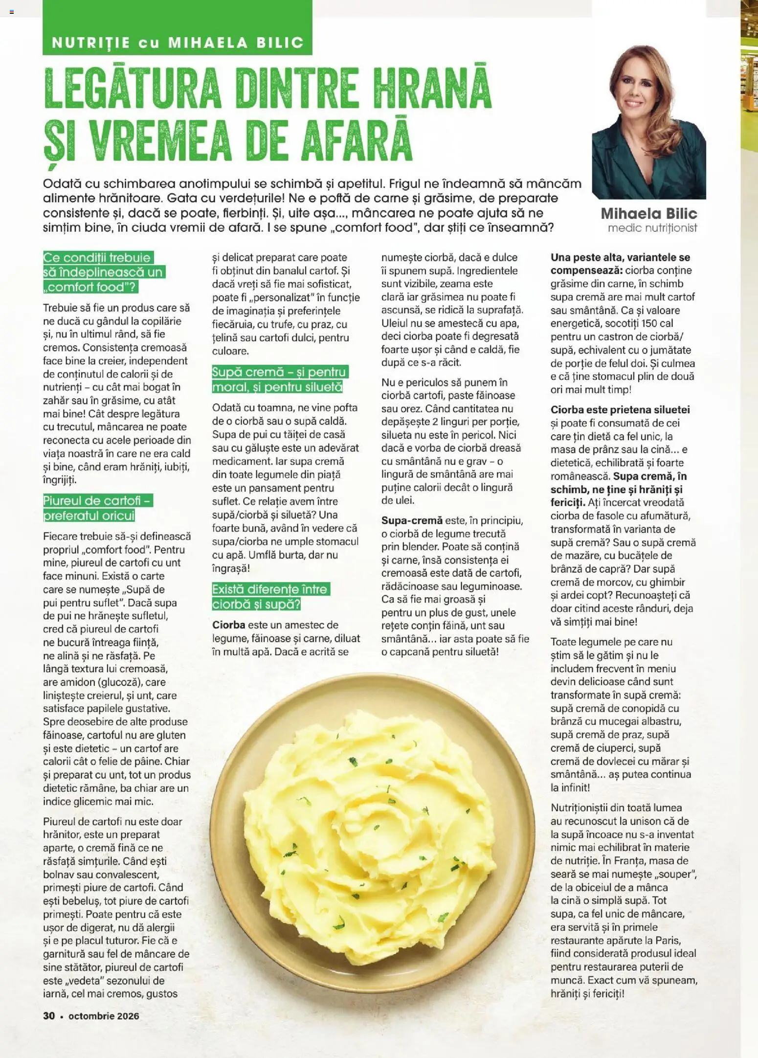 Catalog Mega Image 1 - 30 Octombrie 2026 | Pagina 30 | Produse: Brânză cu mucegai, Cremă, Smântână, Cartofi