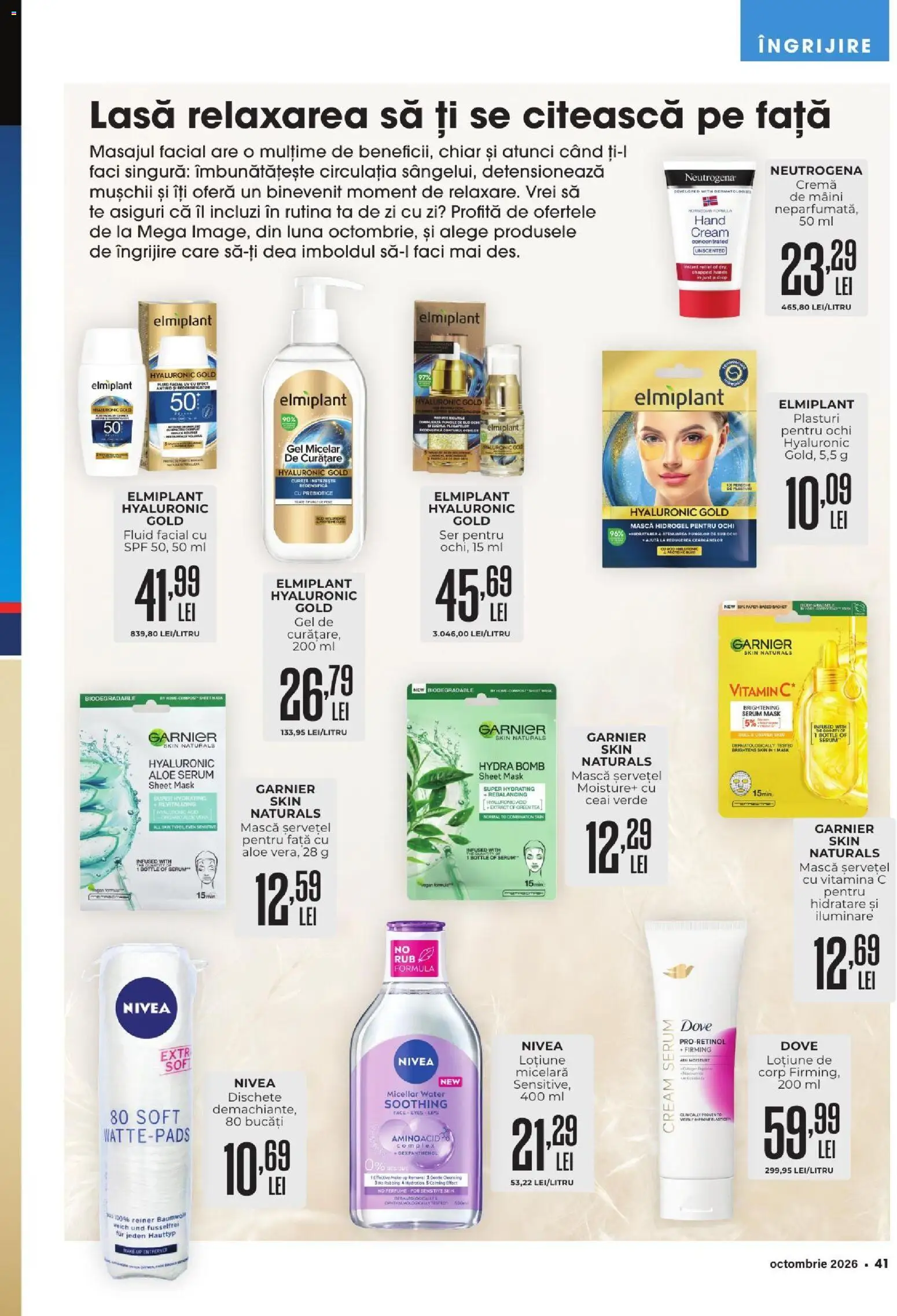 Catalog Mega Image 1 - 30 Octombrie 2026 | Pagina 41 | Produse: Ochi, Nivea, Serum, Ceai