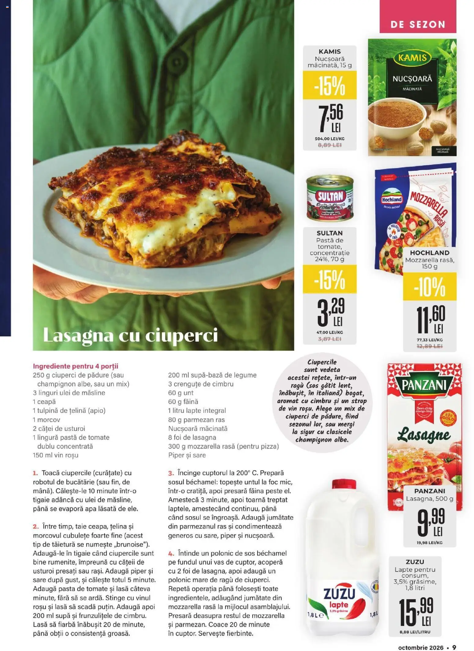 Catalog Mega Image 1 - 30 Octombrie 2026 | Pagina 9 | Produse: Tigaie, Linguri, Panzani, Ciuperci
