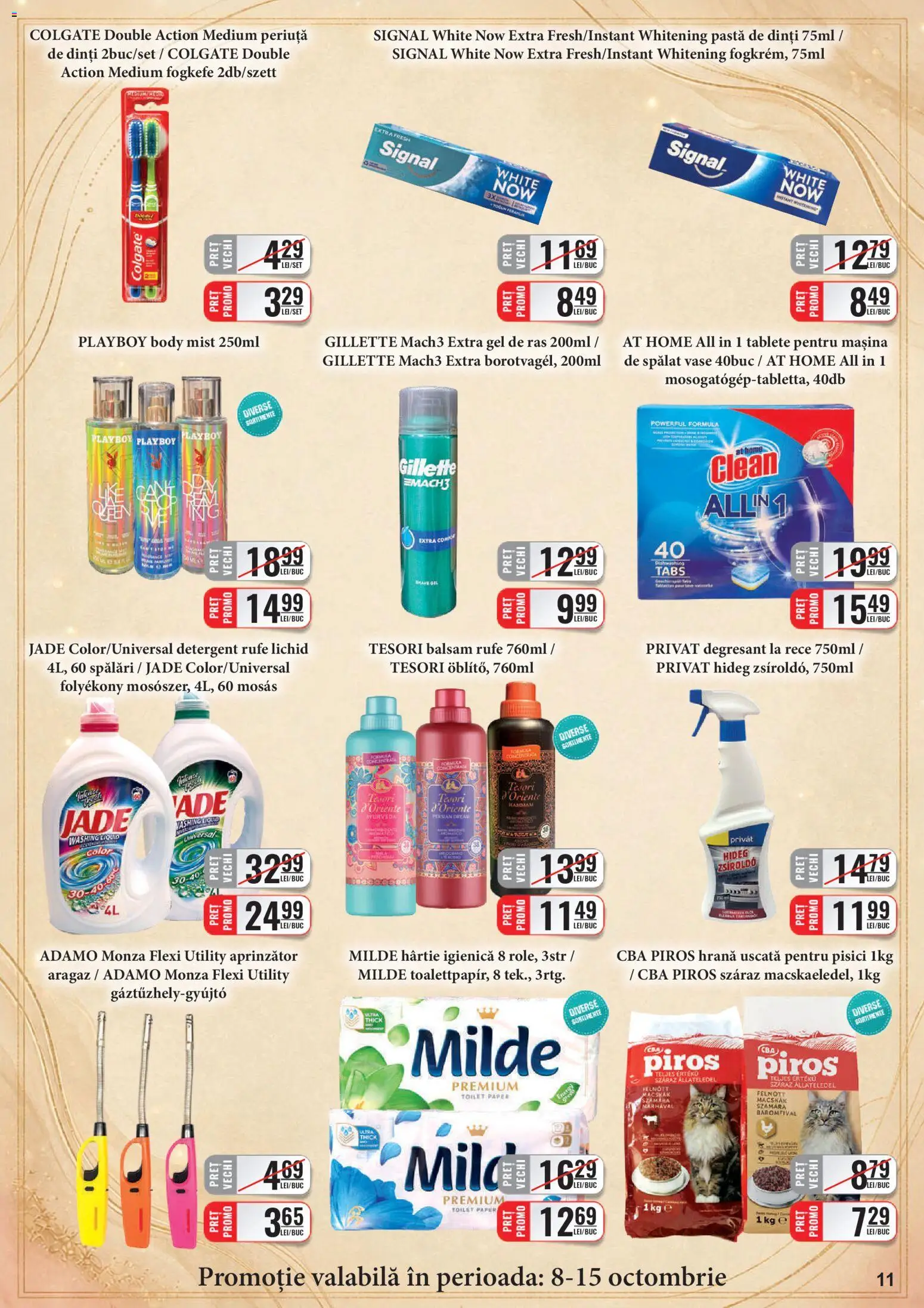 Catalog CBA 1 - 14 Octombrie 2026 | Pagina 11 | Produse: Gel de ras, Clean, Aragaz, Balsam