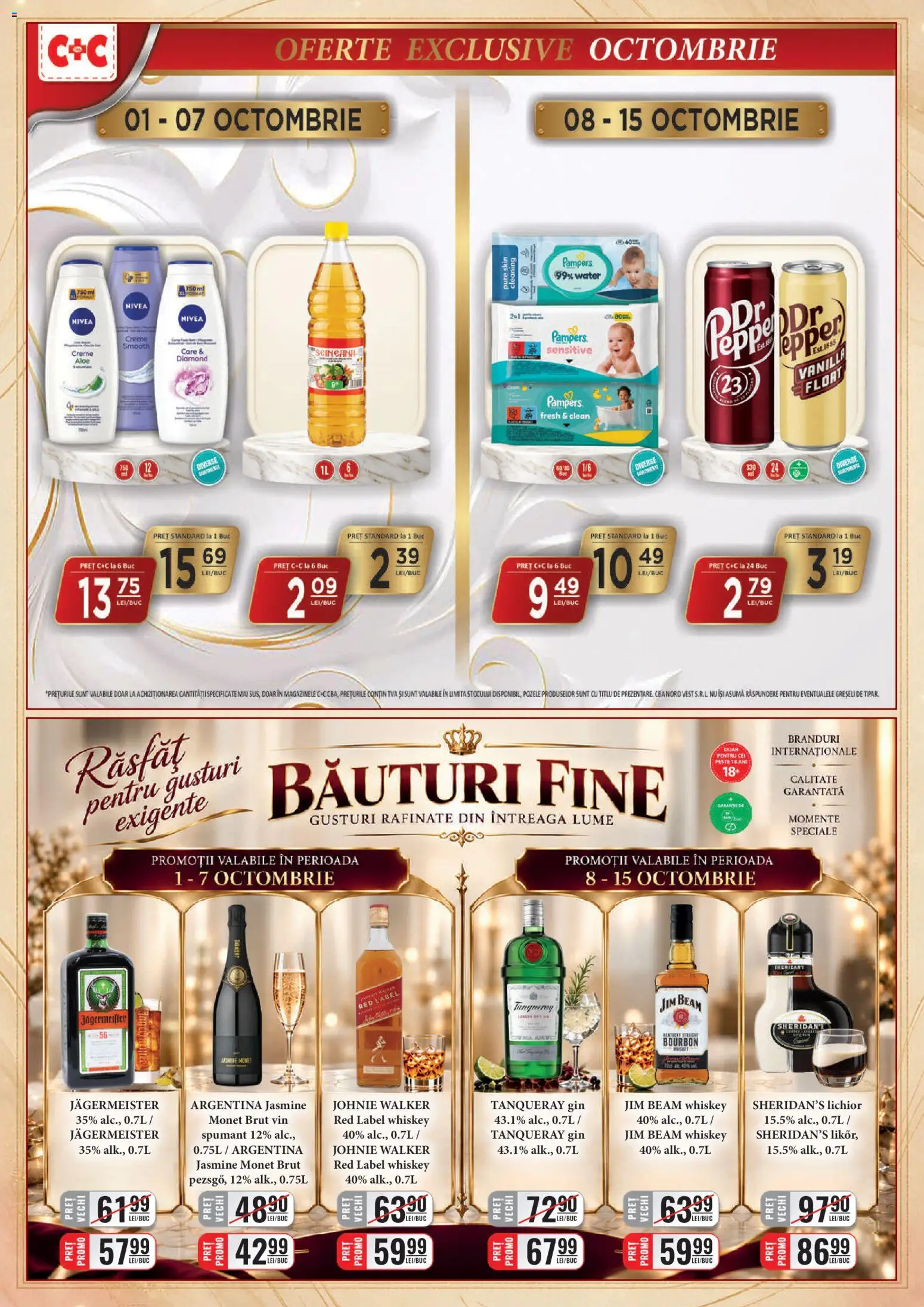 Catalog CBA 1 - 14 Octombrie 2026 | Pagina 12 | Produse: Pampers, Lichior, Vin, Pește