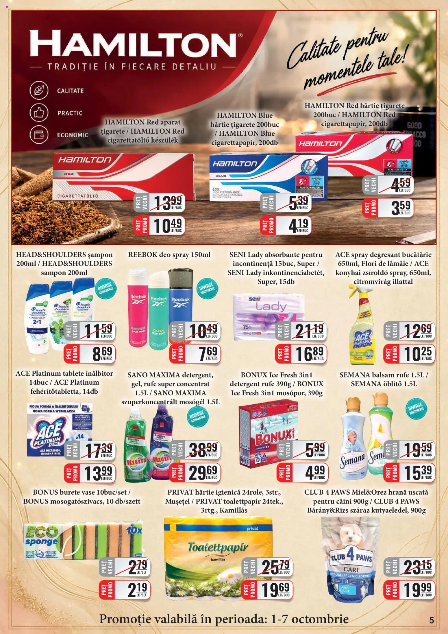 Catalog CBA 1 - 14 Octombrie 2026 | Pagina 5 | Produse: Vase, Aparat, Șampon, Balsam