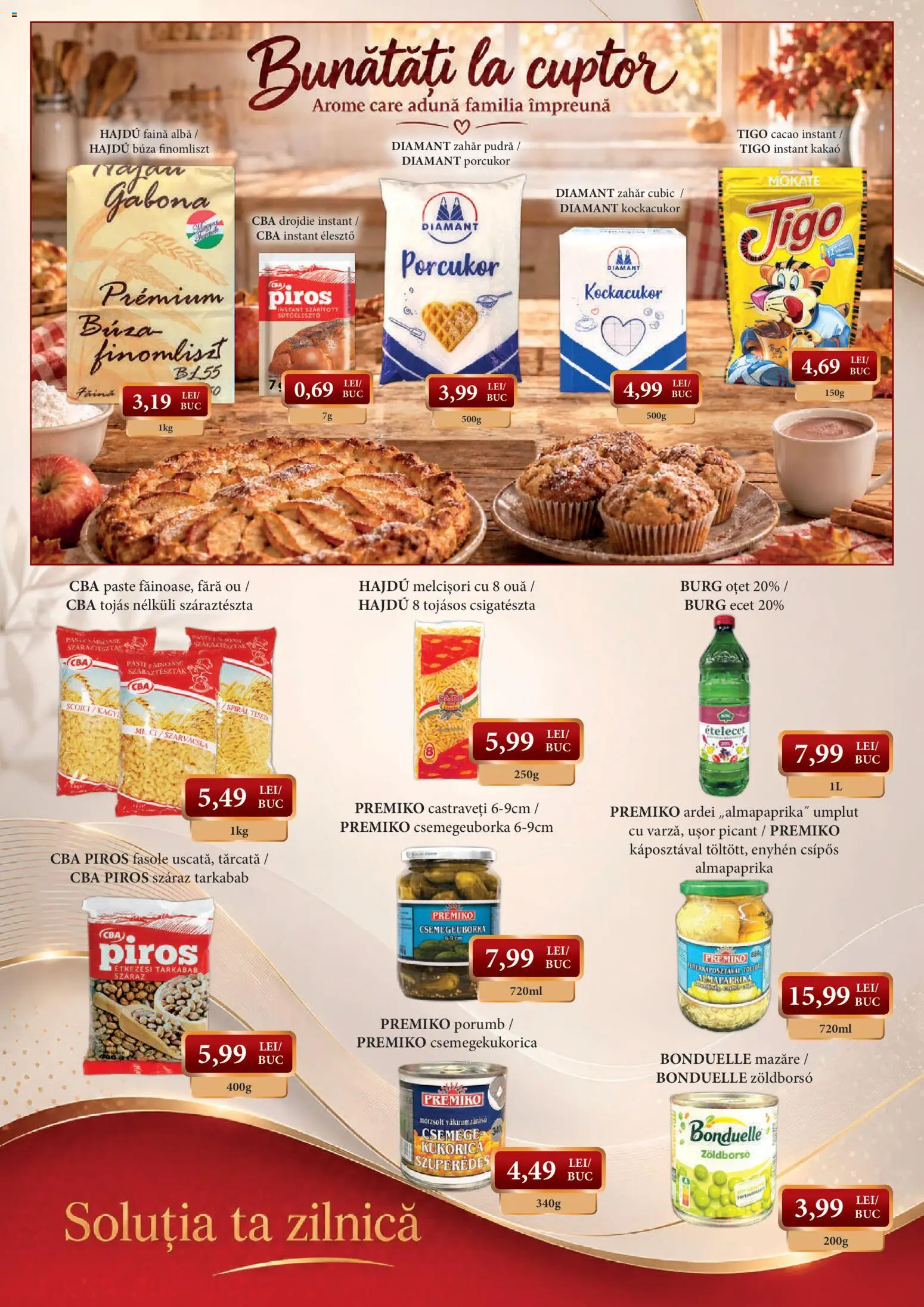 Catalog CBA 9 - 22 Octombrie 2026 | Pagina 4 | Produse: Mazăre, Zahar pudra, Cuptor, Cacao