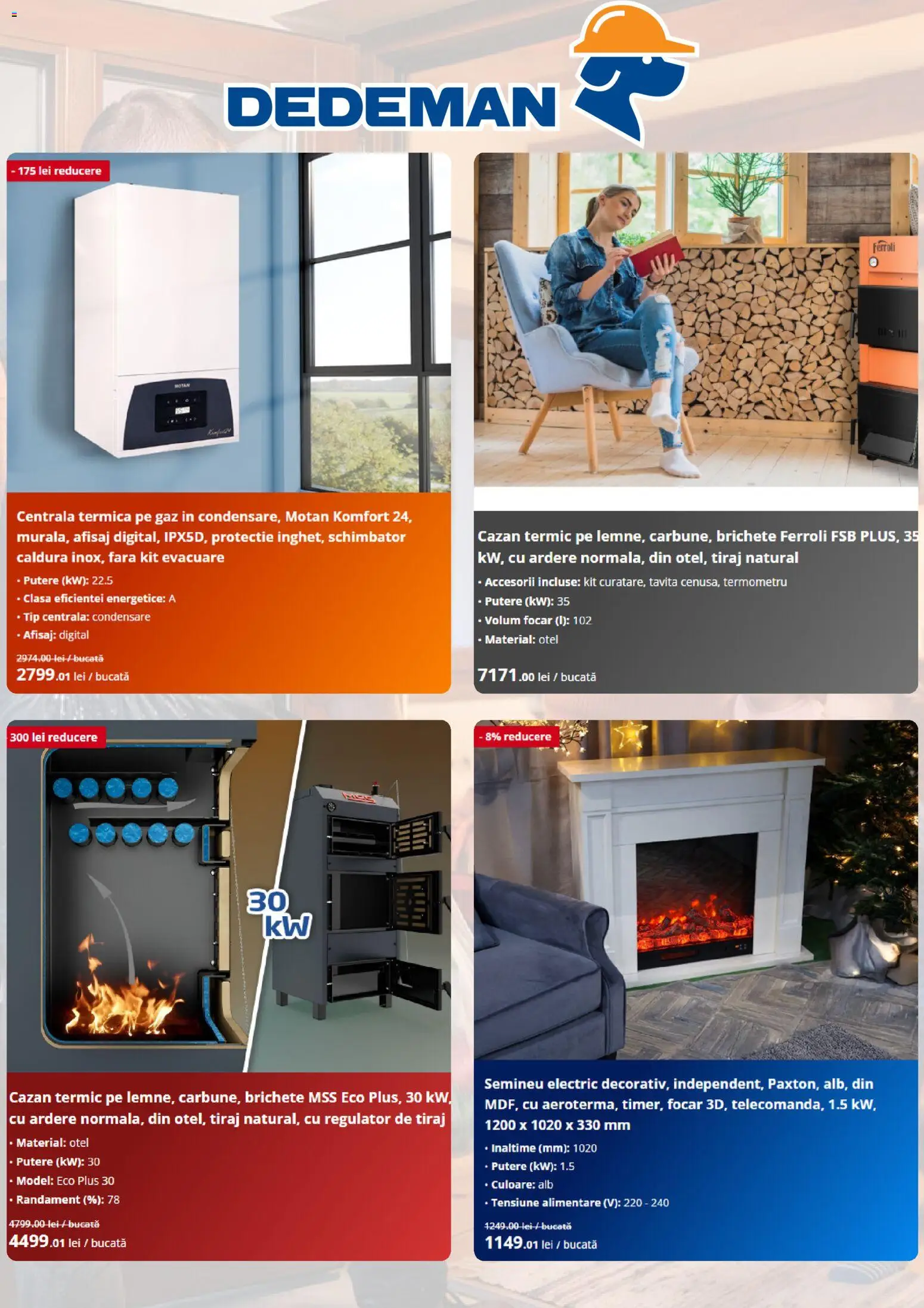 Catalog Dedeman 1 - 30 Octombrie 2026 | Pagina 3 | Produse: Termometru, Tip, Brichete, Plus