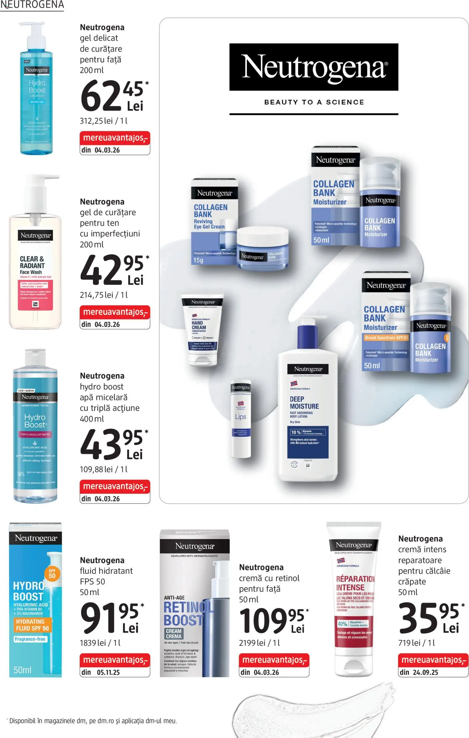 Catalog DM Drogerie Markt 1 Octombrie - 29 Noiembrie 2026 | Pagina 10 | Produse: Clear, Cremă, Intense, Apă
