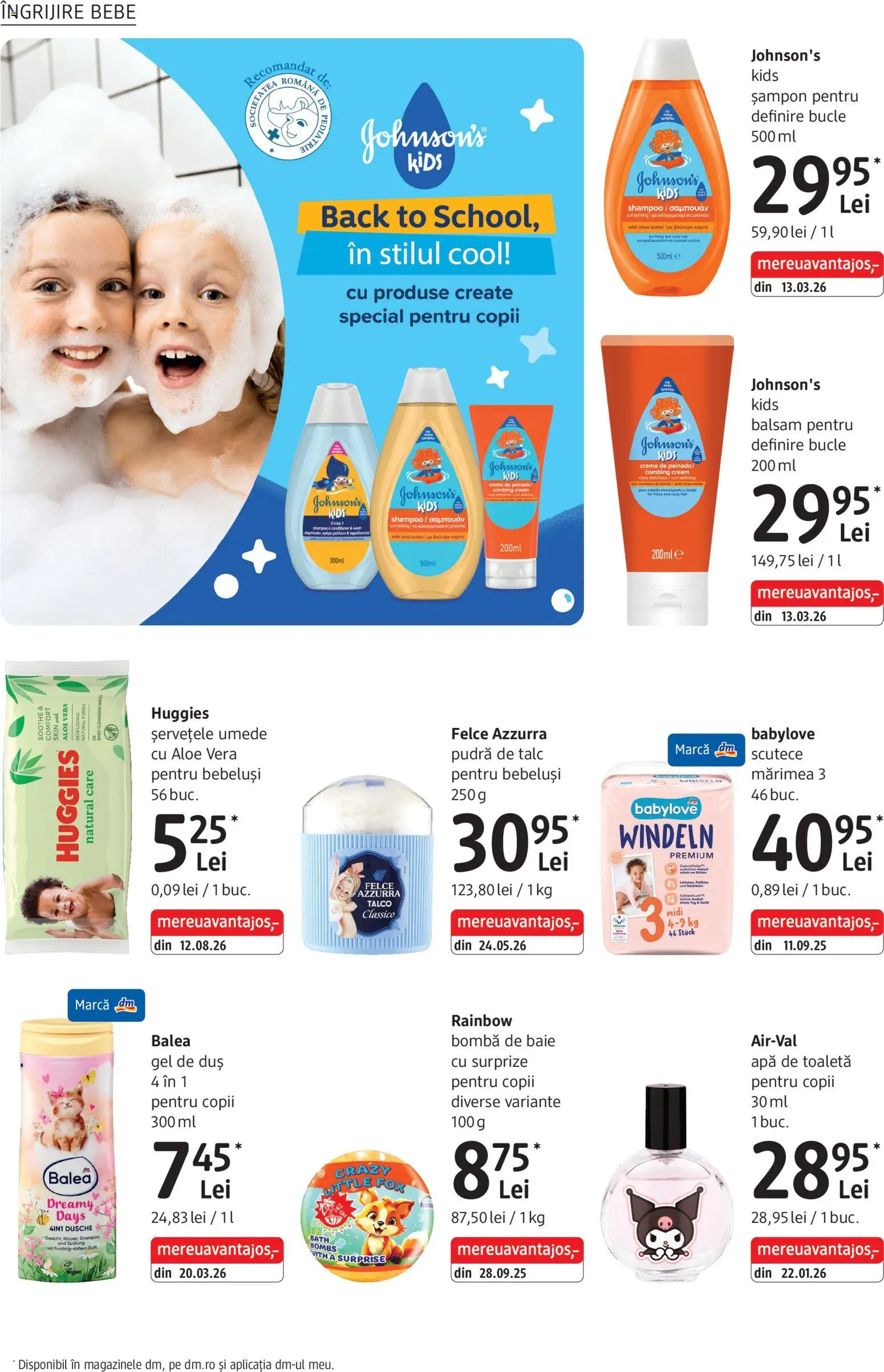 Catalog DM Drogerie Markt 1 Octombrie - 29 Noiembrie 2026 | Pagina 18 | Produse: Aloe vera, Apă de toaletă, Balsam, Cremă
