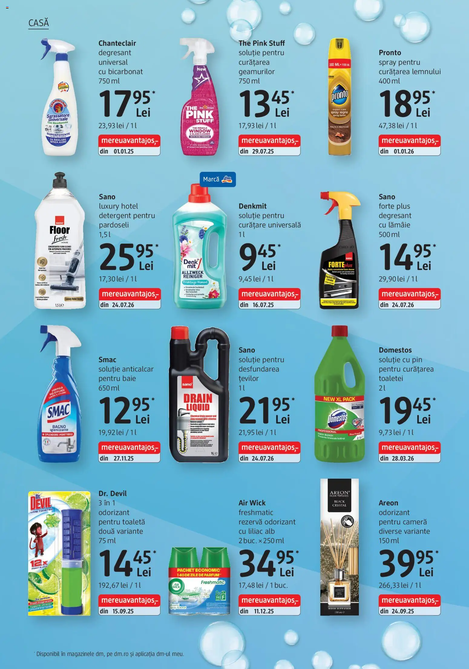 Catalog DM Drogerie Markt 1 Octombrie - 29 Noiembrie 2026 | Pagina 20 | Produse: Lime, Clean, Active, Toaletă
