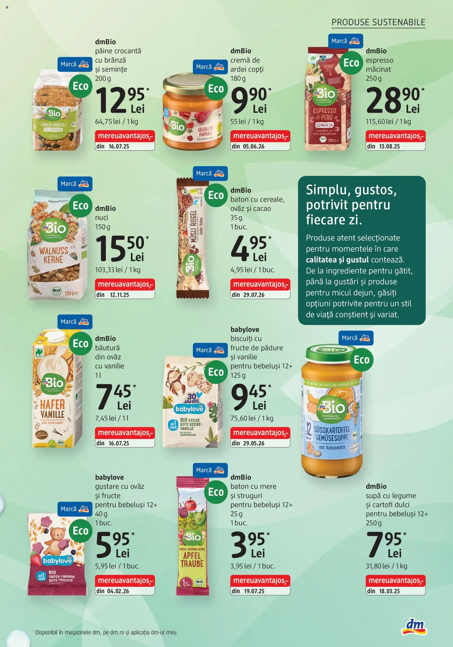 Catalog DM Drogerie Markt 1 Octombrie - 29 Noiembrie 2026 | Pagina 23 | Produse: Fructe de pădure, Semințe, Pâine, Legume