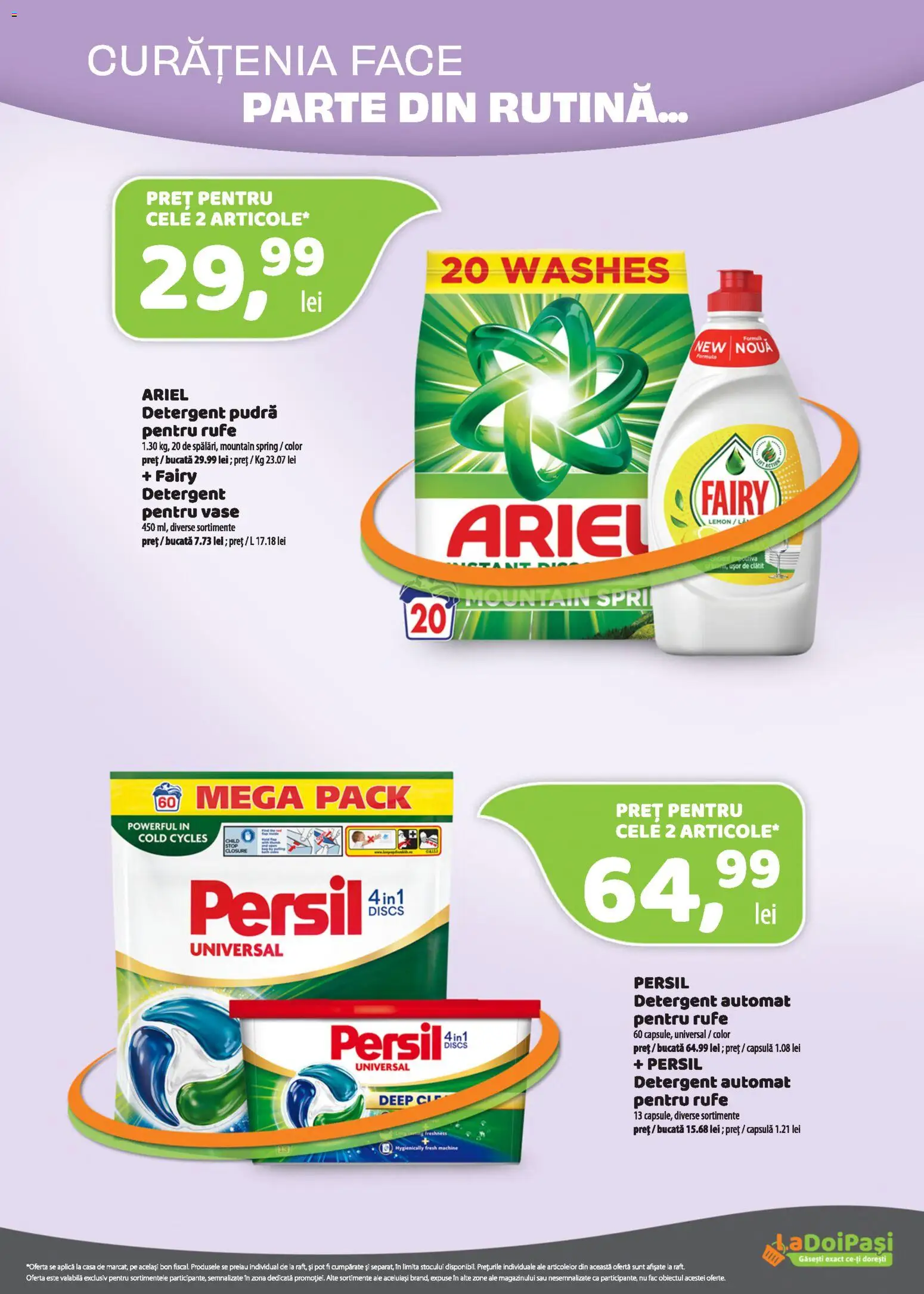 Catalog LaDoiPași 1 - 14 Octombrie 2026 | Pagina 14 | Produse: Aplică, Detergent Automat, Vase, Detergent