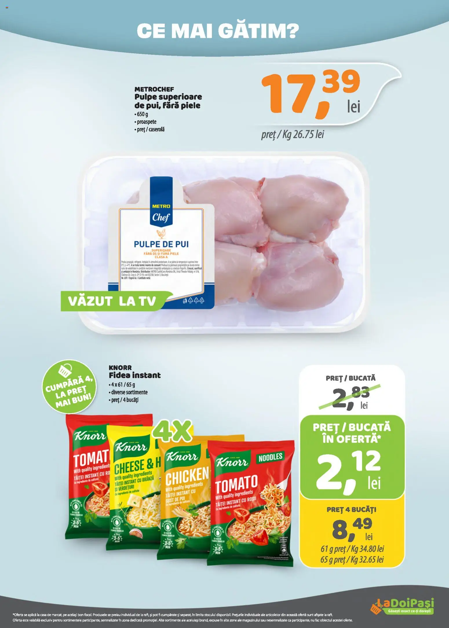 Catalog LaDoiPași 1 - 14 Octombrie 2026 | Pagina 5 | Produse: Aplică, Pui, Brânză, Roșii