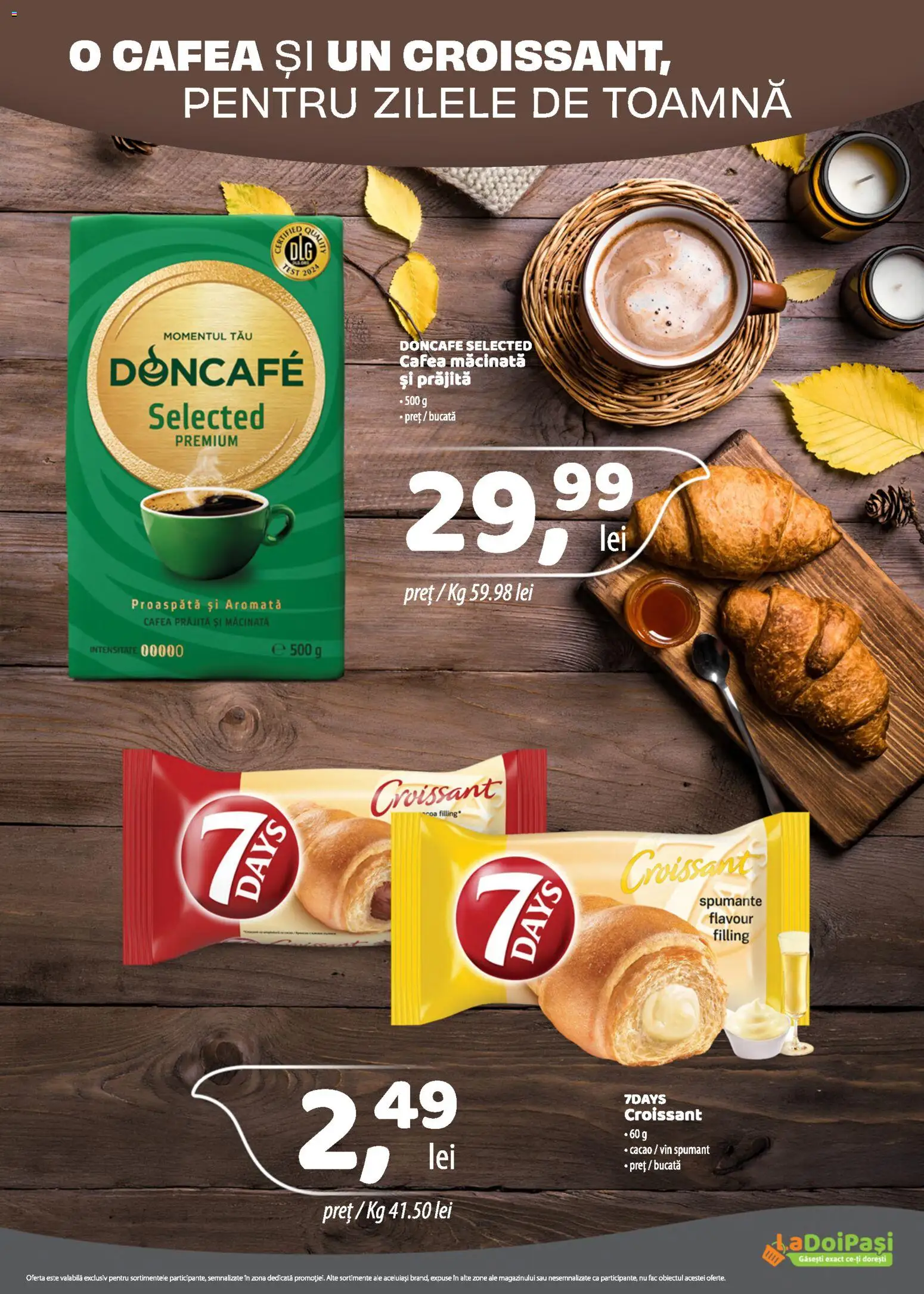 Catalog LaDoiPași 1 - 14 Octombrie 2026 | Pagina 6 | Produse: Croissant, Doncafe, Cafea, Vin