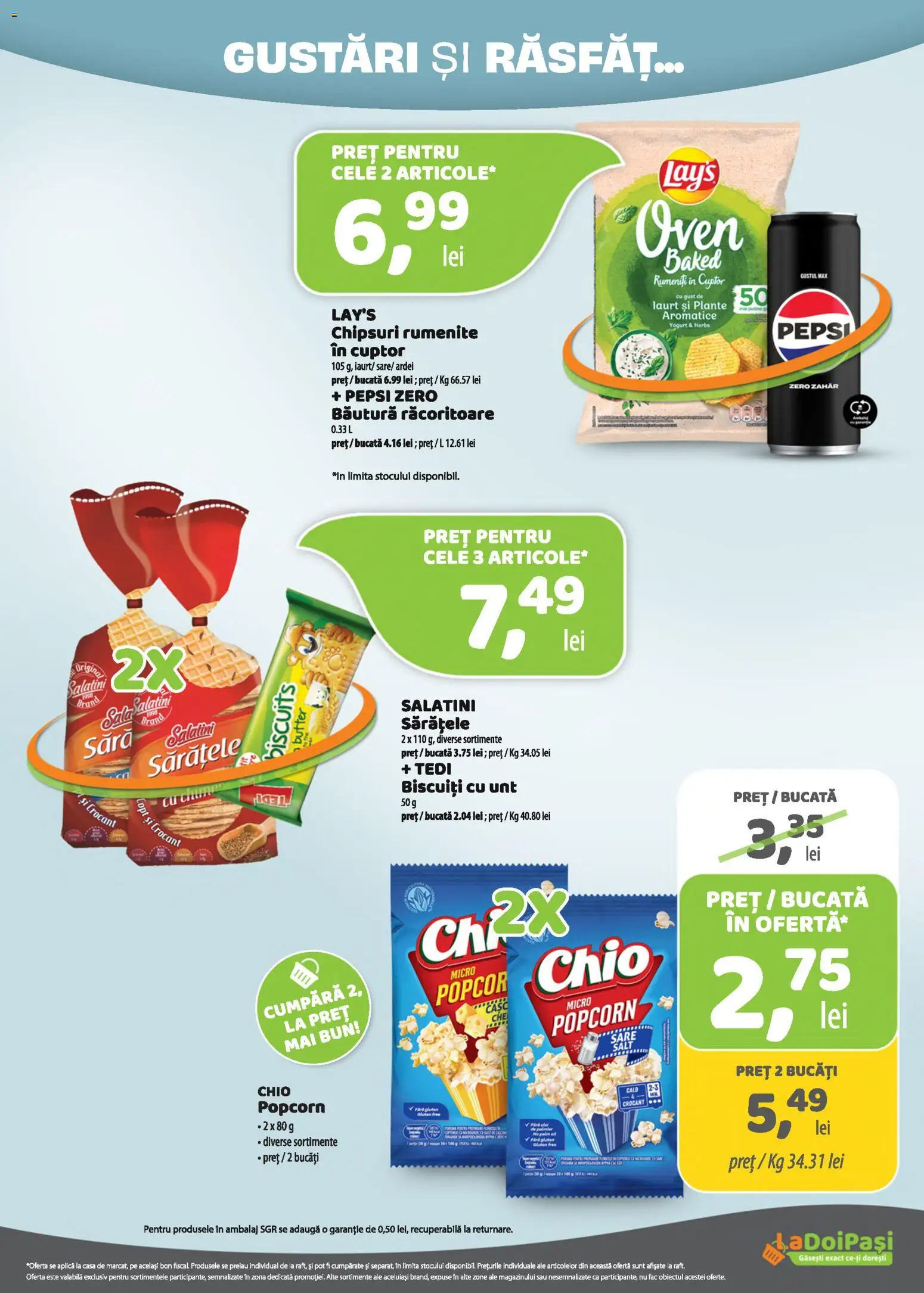 Catalog LaDoiPași 1 - 14 Octombrie 2026 | Pagina 7 | Produse: Zero, Bautura racoritoare, Pepsi, Sare