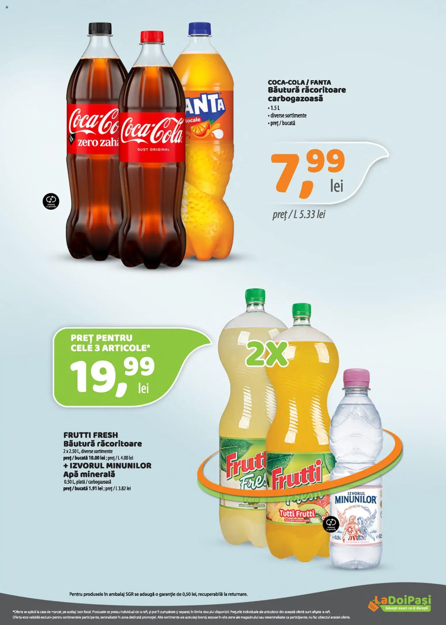 Catalog LaDoiPași 1 - 14 Octombrie 2026 | Pagina 8 | Produse: Zero, Aplică, Bautura racoritoare, Fanta
